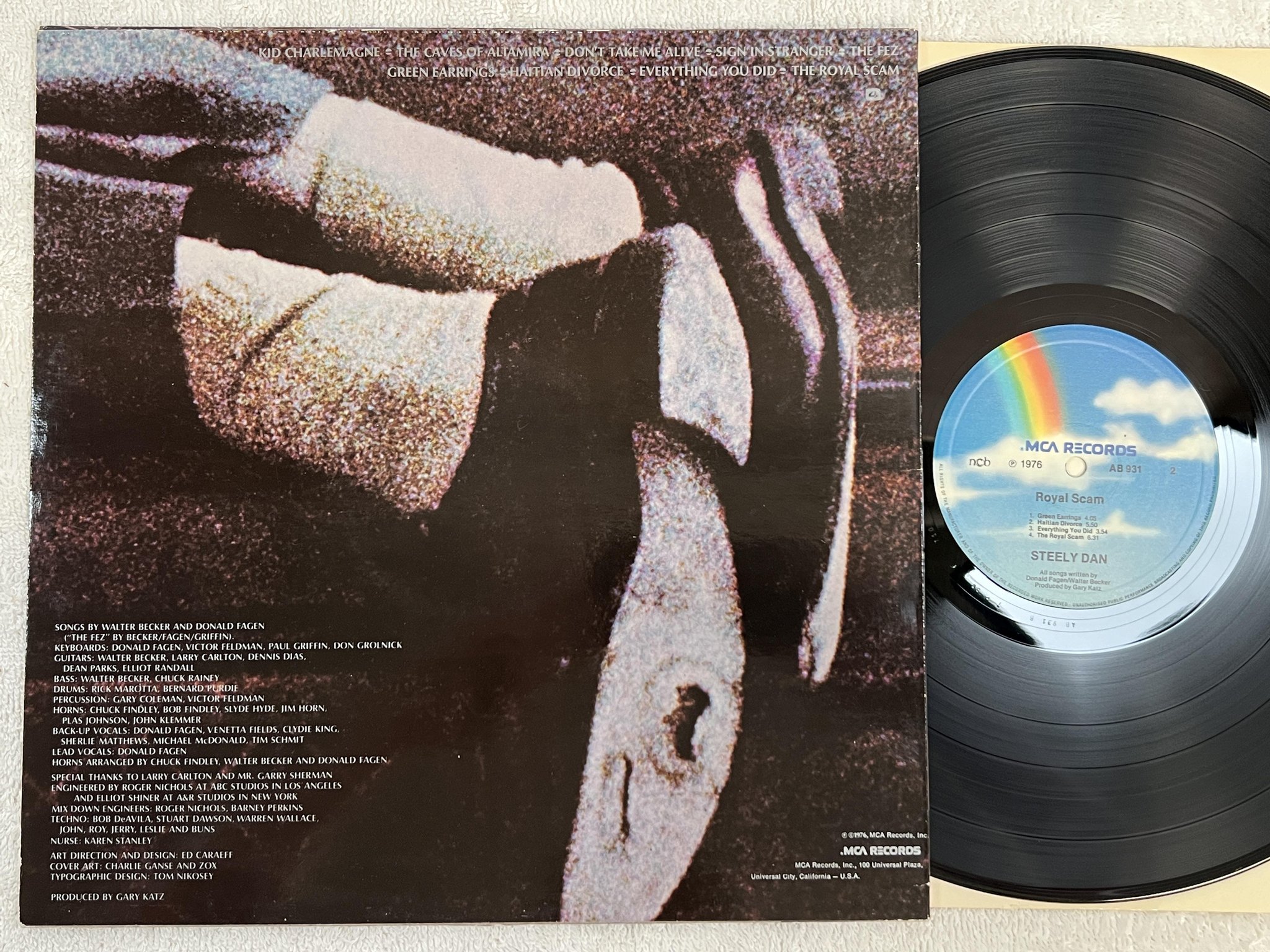 Omslagsbild för skivan STEELY DAN royal scam LP -76 ncb MCA AB 931