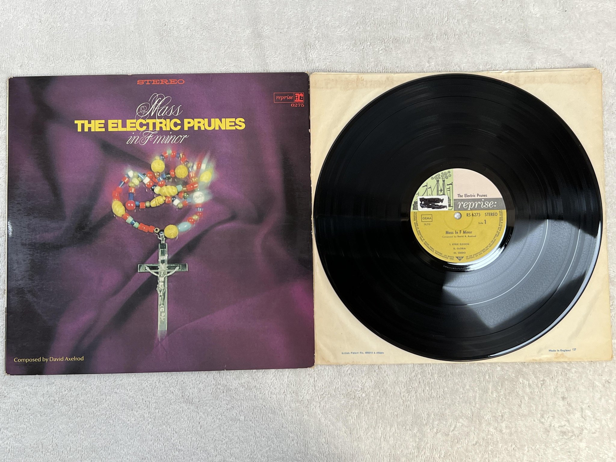 Omslagsbild för skivan THE ELECTRIC PRUNES mass in F minor LP Ger REPRISE RS 6275