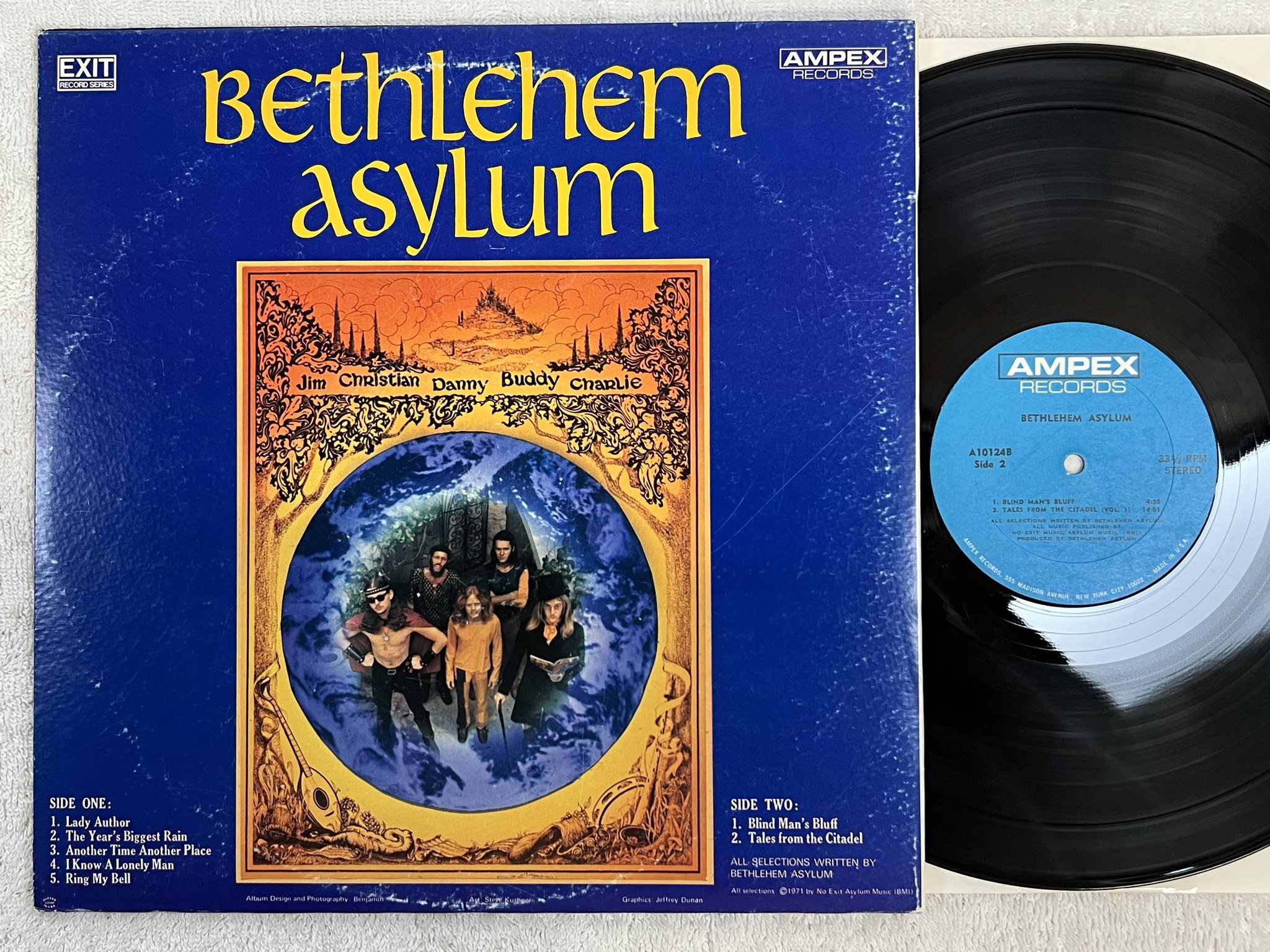 Omslagsbild för skivan BETHLEHEM ASYLUM s/t LP US AMPEX 10124