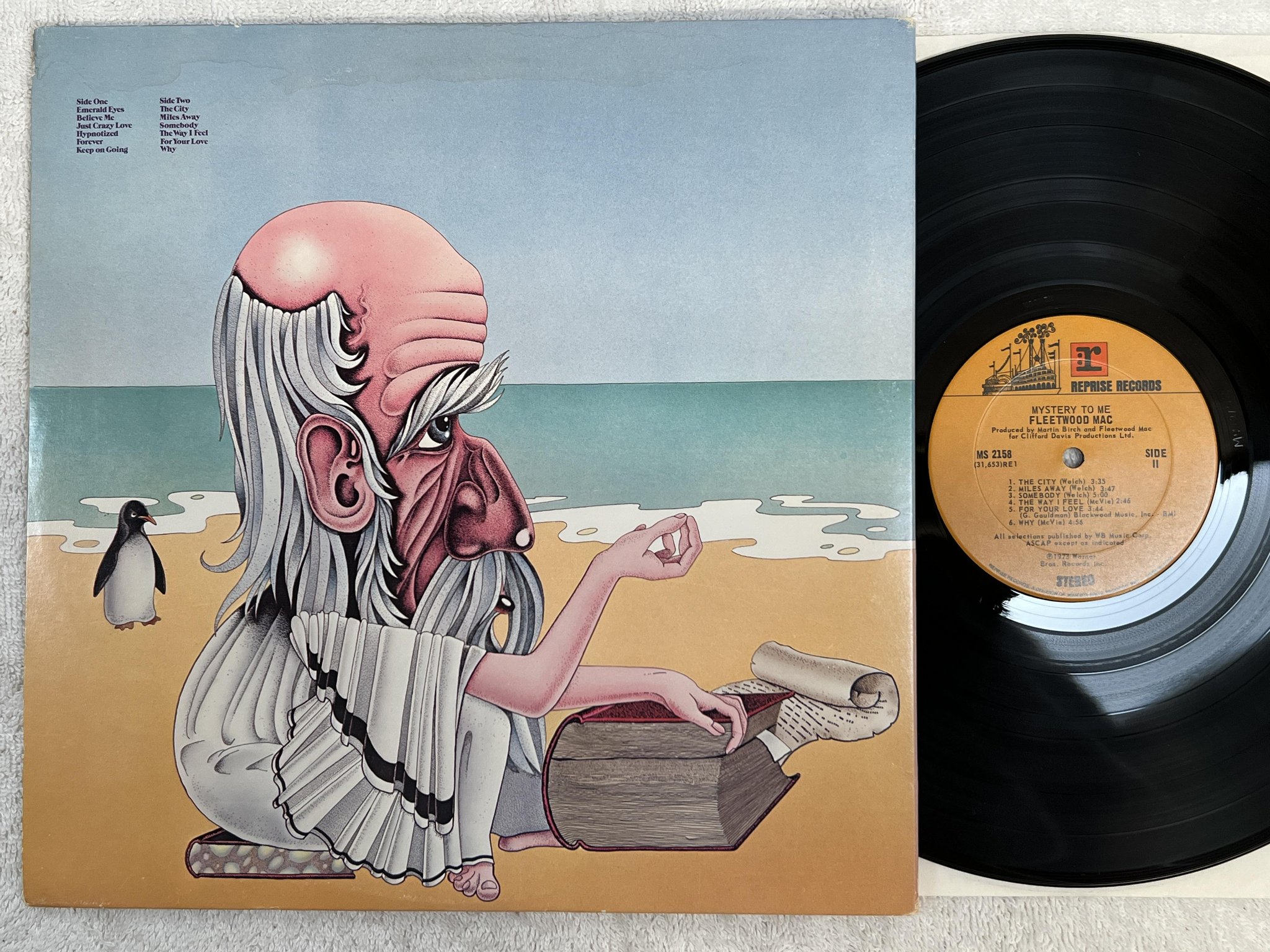 Omslagsbild för skivan FLEETWOOD MAC mystery to me LP -73 US REPRISE MS 2158