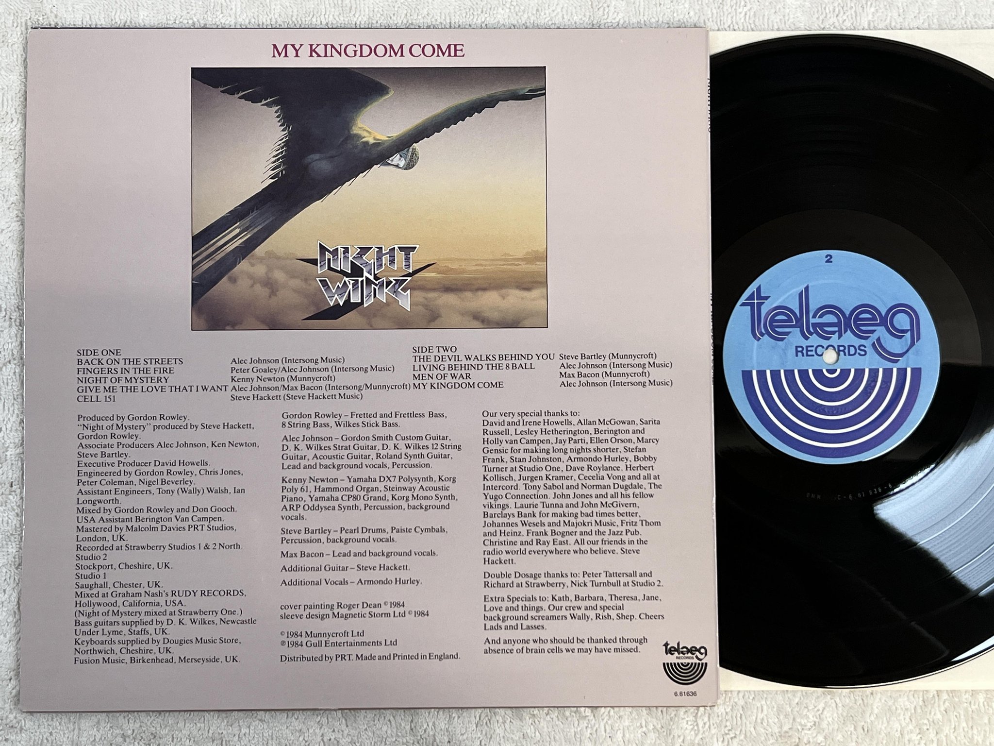 Omslagsbild för skivan NIGHTWING My Kingdom Come LP -84 ncb TELAEG 6.61 636