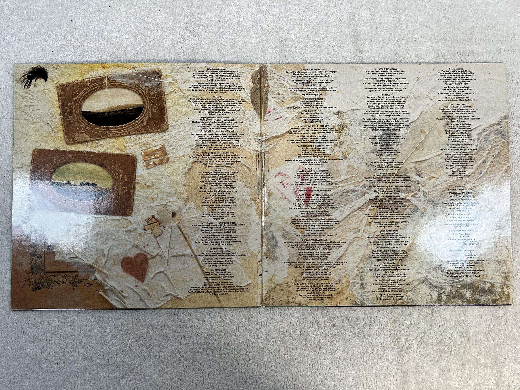 Omslagsbild för skivan MARILLION misplaced childhood LP -85 Hol EMI 1C 064-2403401