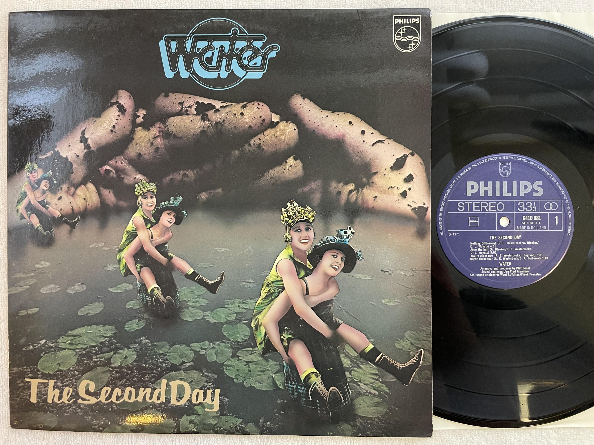 Omslagsbild för skivan WATER the second day LP -75 Hol PHILIPS 6410081