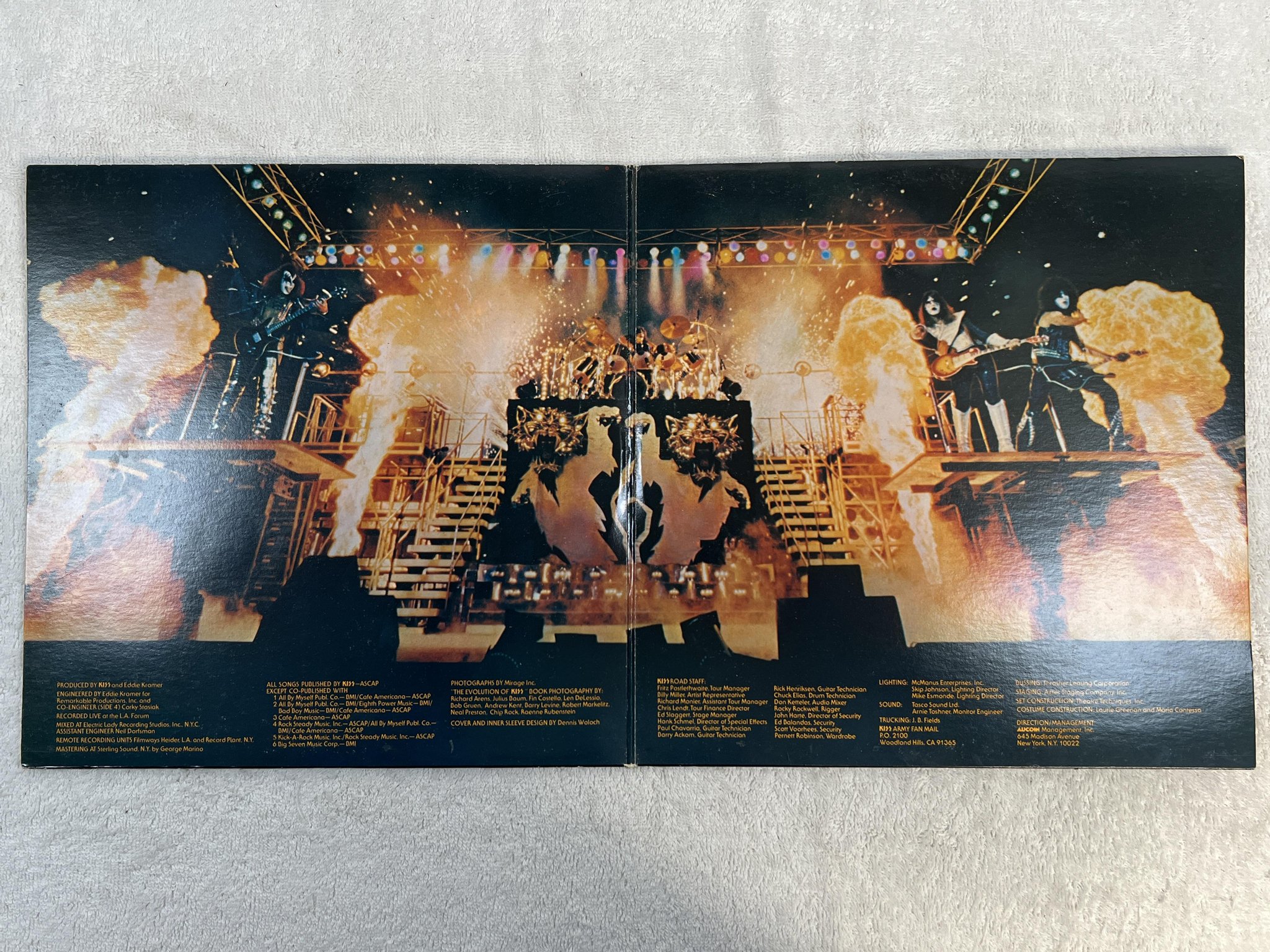 Omslagsbild för skivan KISS alive II 2xLP -77 US CASABLANCA NBLP 7076-2