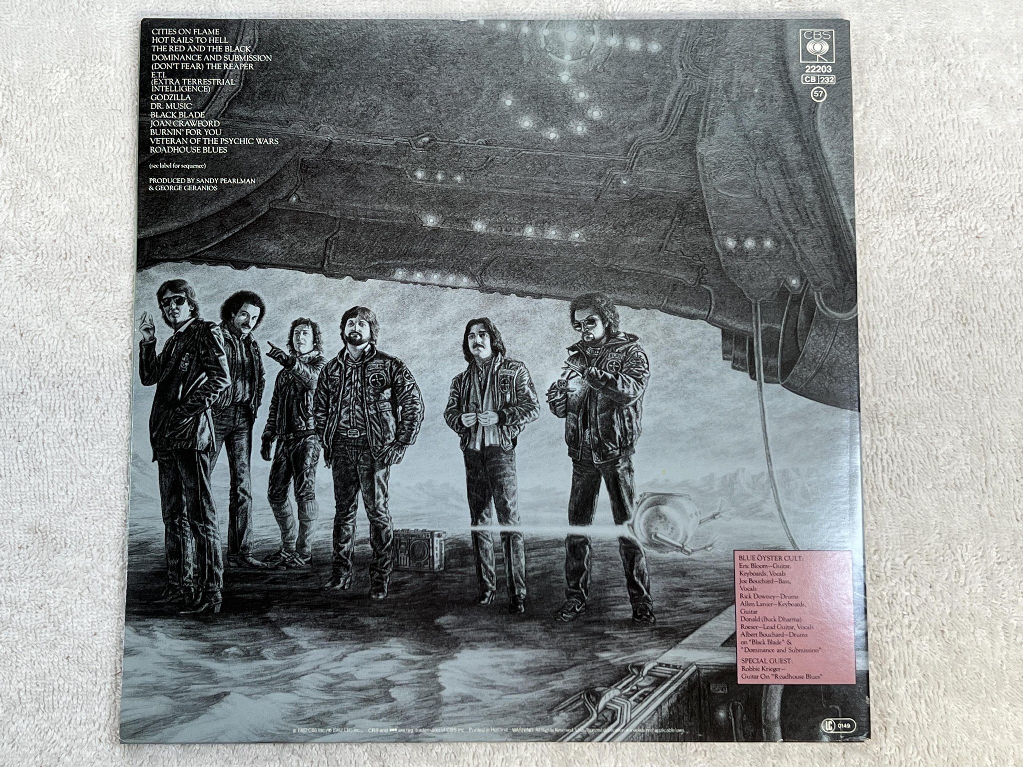 Omslagsbild för skivan BLUE ÖYSTER CULT extraterrestrial live 2xLP -82 Hol CBS 22203