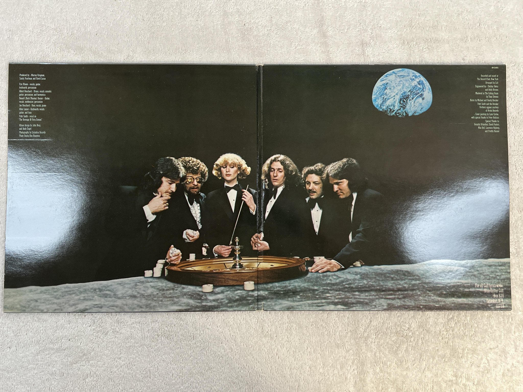 Omslagsbild för skivan BLUE ÖYSTER CULT agents of fortune LP -76 Hol CBS 81385