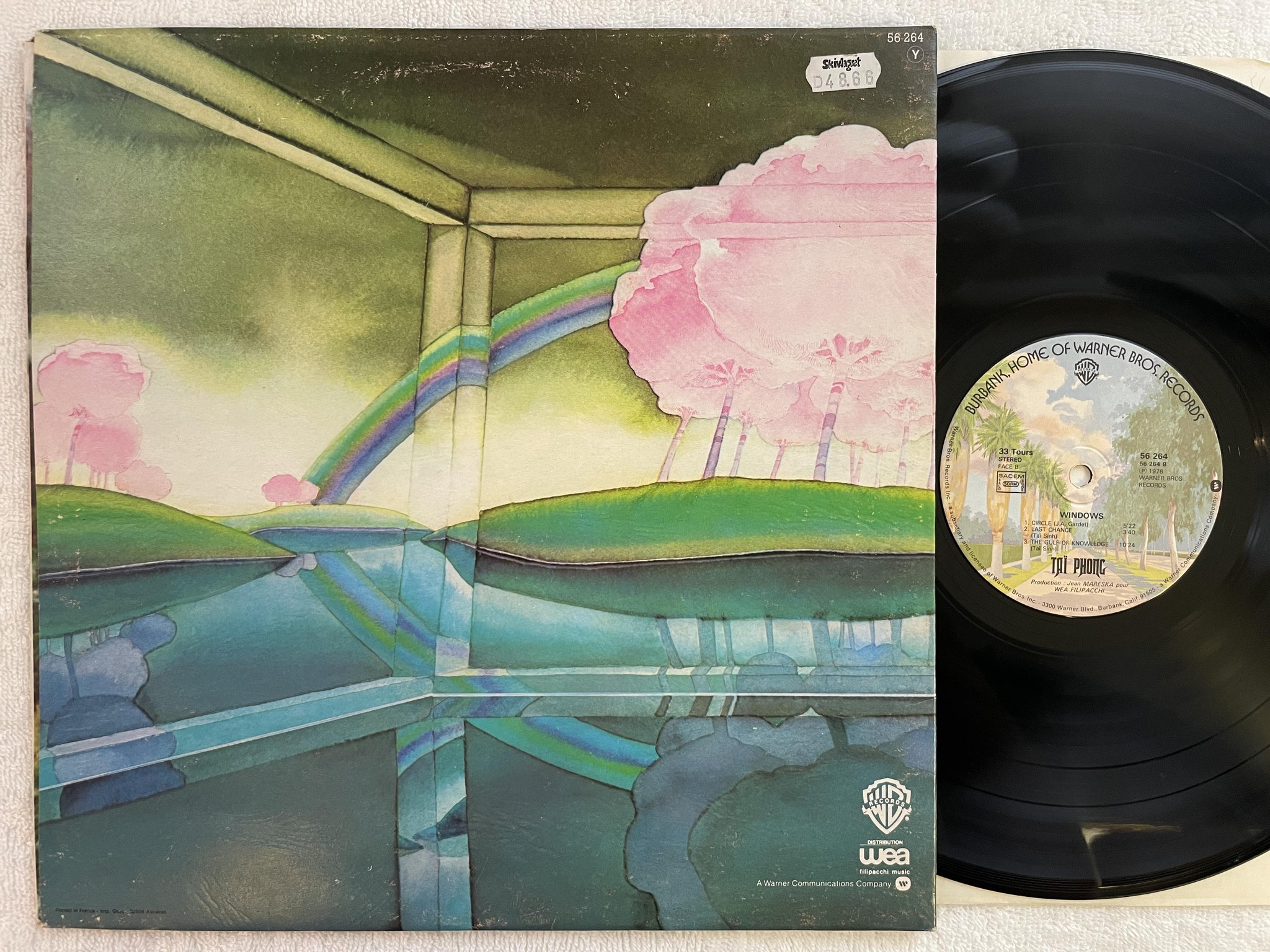 Omslagsbild för skivan TAI PHONG windows LP -76 Fra WARNER 56 264