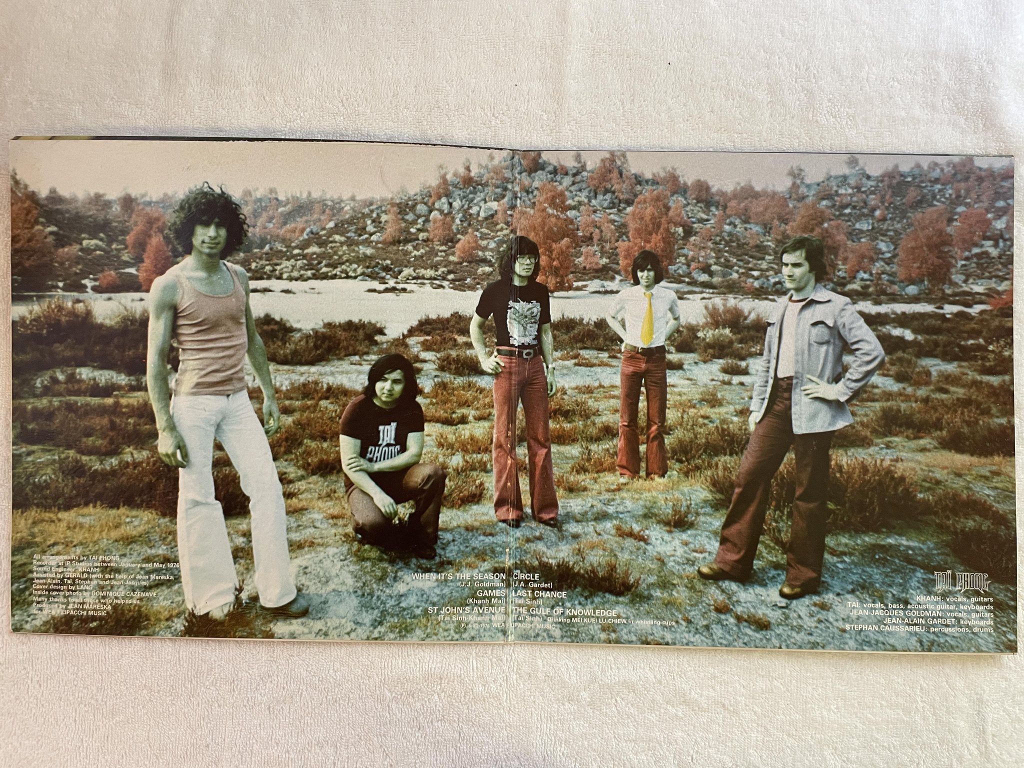 Omslagsbild för skivan TAI PHONG windows LP -76 Fra WARNER 56 264