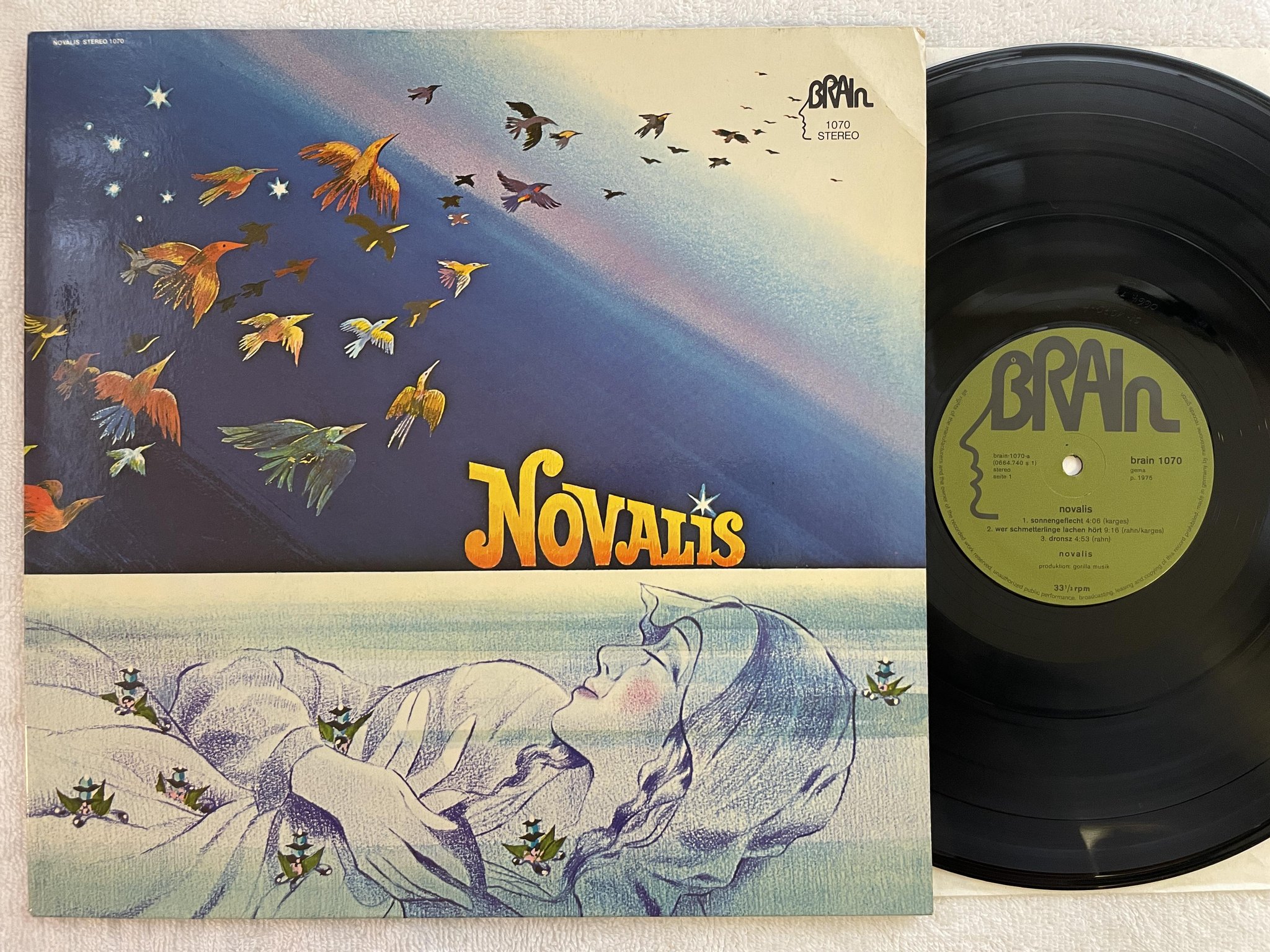 Omslagsbild för skivan NOVALIS s/t LP -75 Ger BRAIN 1070