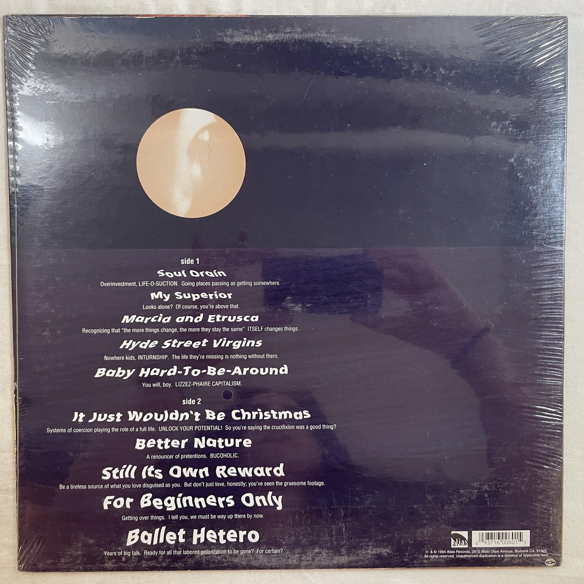 Omslagsbild för skivan THE LOUD FAMILY The Tape Of Only Linda LP -94 US alias A-060 ** Sealed **