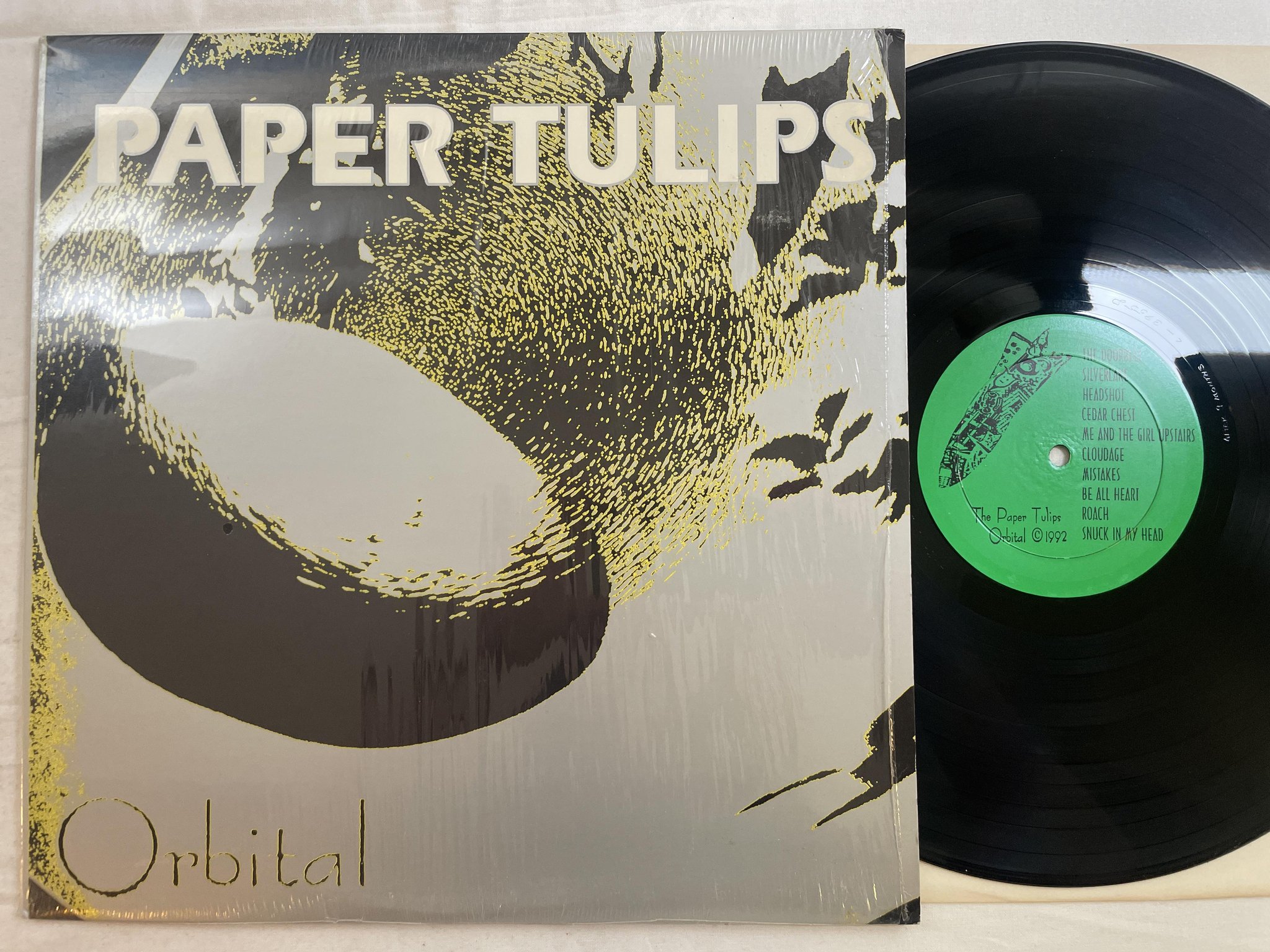 Omslagsbild för skivan THE PAPER TULIPS Orbital LP -92 US flipside FLIP 42