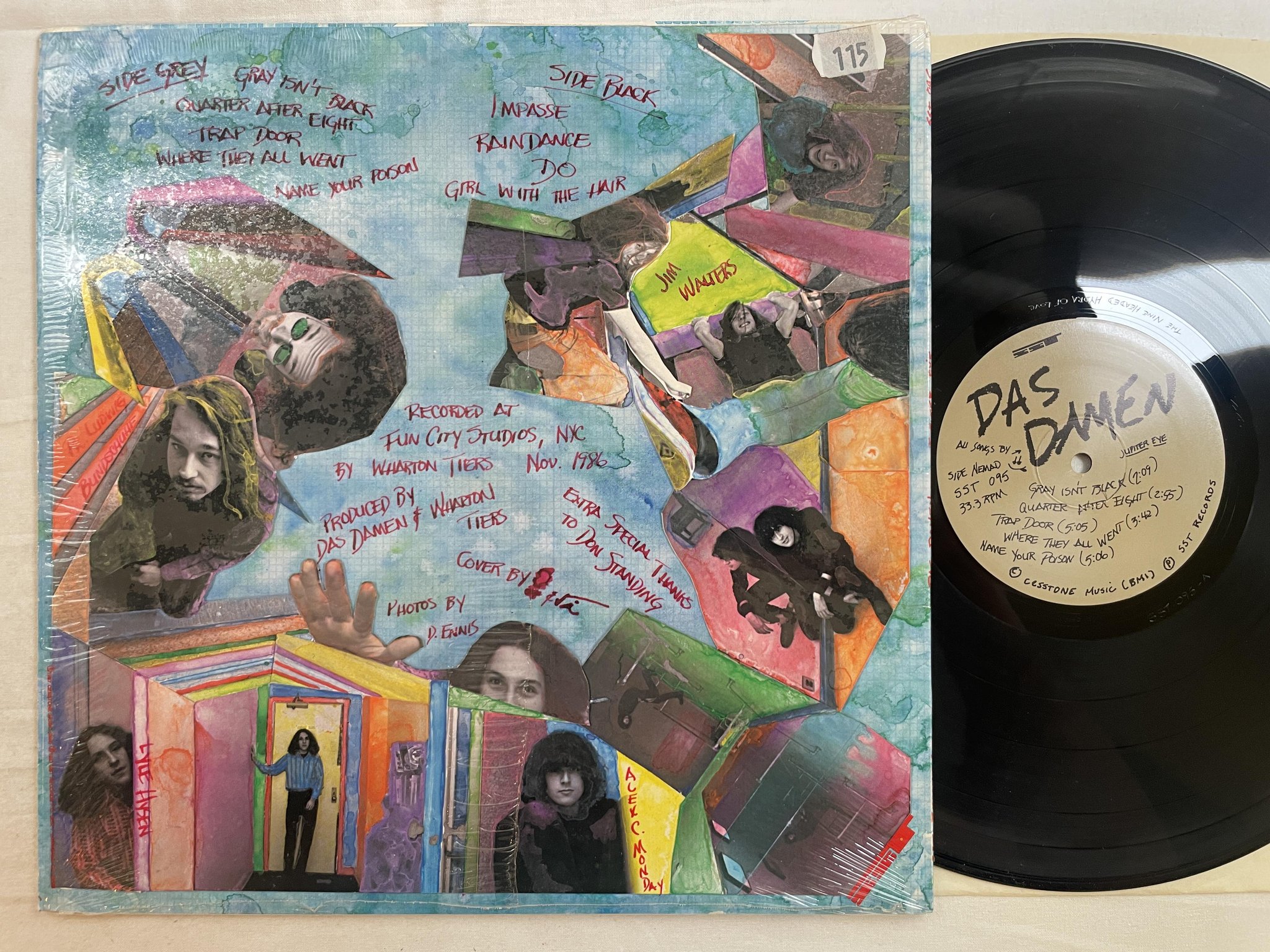 Omslagsbild för skivan DAS DAMEN Jupiter Eye LP -87 US SST 095