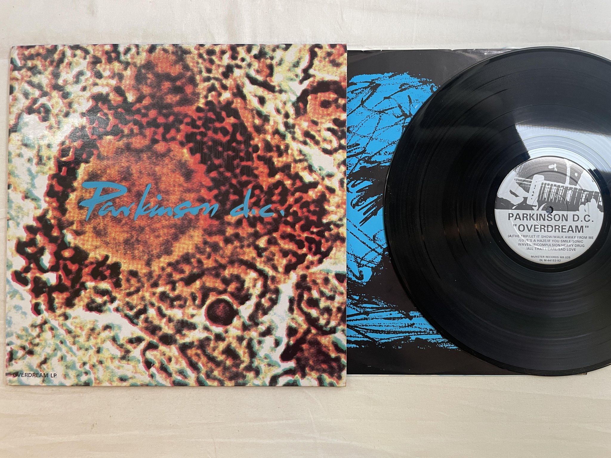 Omslagsbild för skivan PARKINSON DC overdream LP -92 Spain MUNSTER MR 035