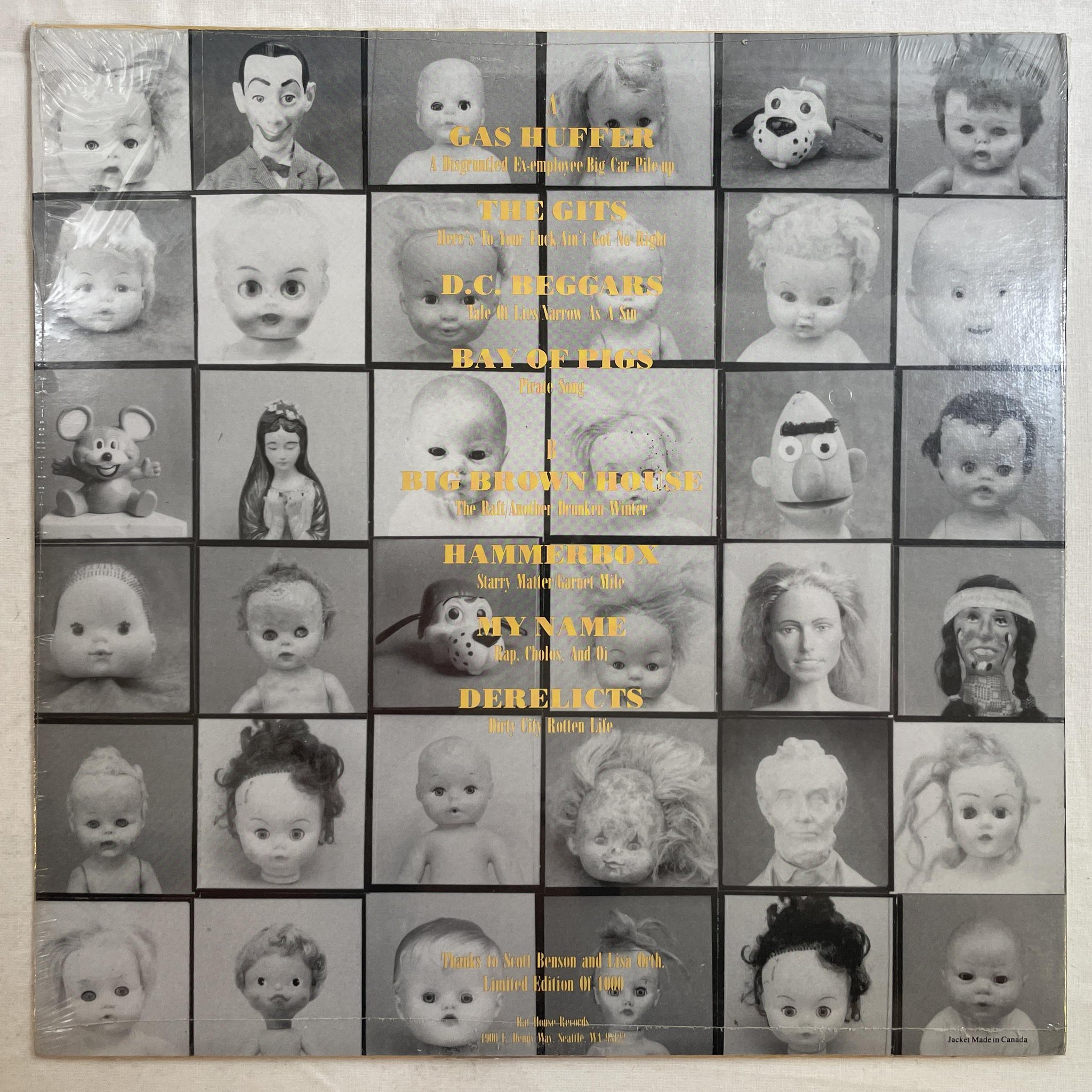 Omslagsbild för skivan VARIOUS A Seattle Compilation LP -91 US RATHOUSE RHR01 *** PUNKROCK ***