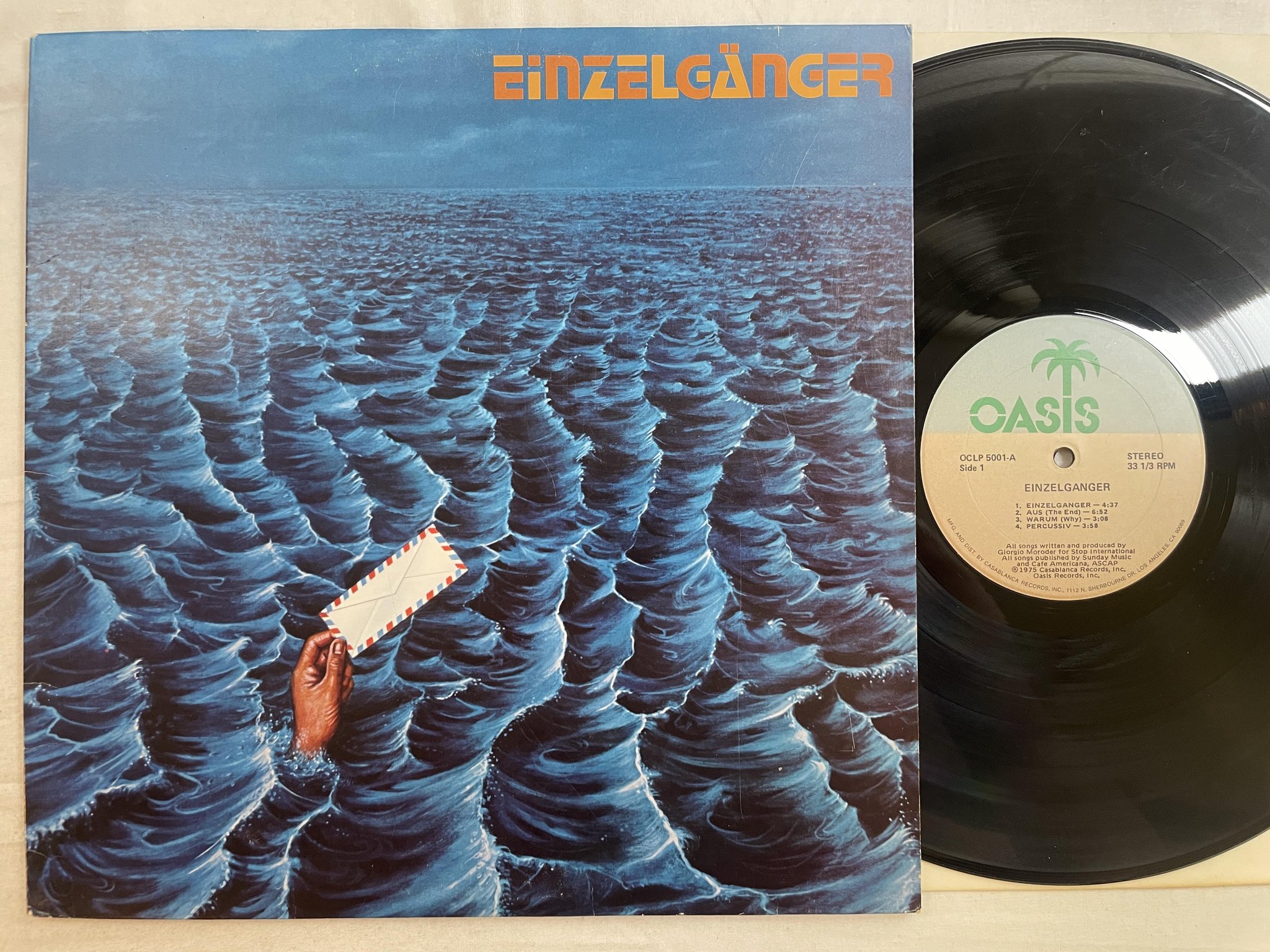 Omslagsbild för skivan EINZELGÄNGER Einzelganger LP -75 US OASIS OCLP 5001 electronic