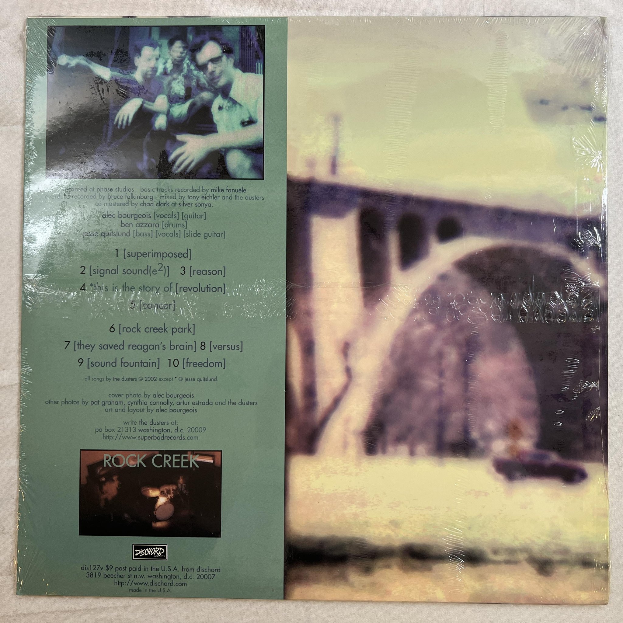 Omslagsbild för skivan THE CAPITOL CITY DUSTERS Rock Creek LP 2002 US dischord dis127v ** Sealed **