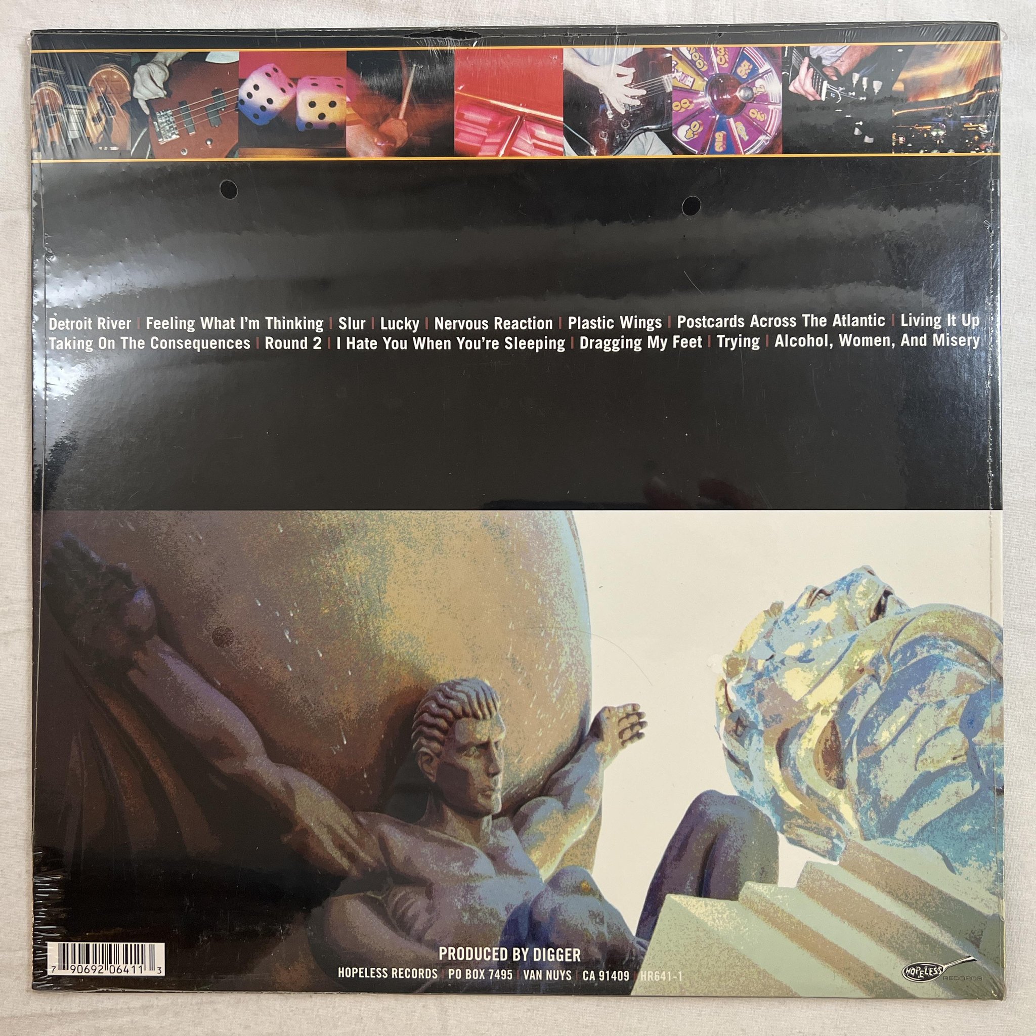 Omslagsbild för skivan DIGGER Monte Carlo LP 2000 US HOPELESS HR641-1 ** STILL SEALED **