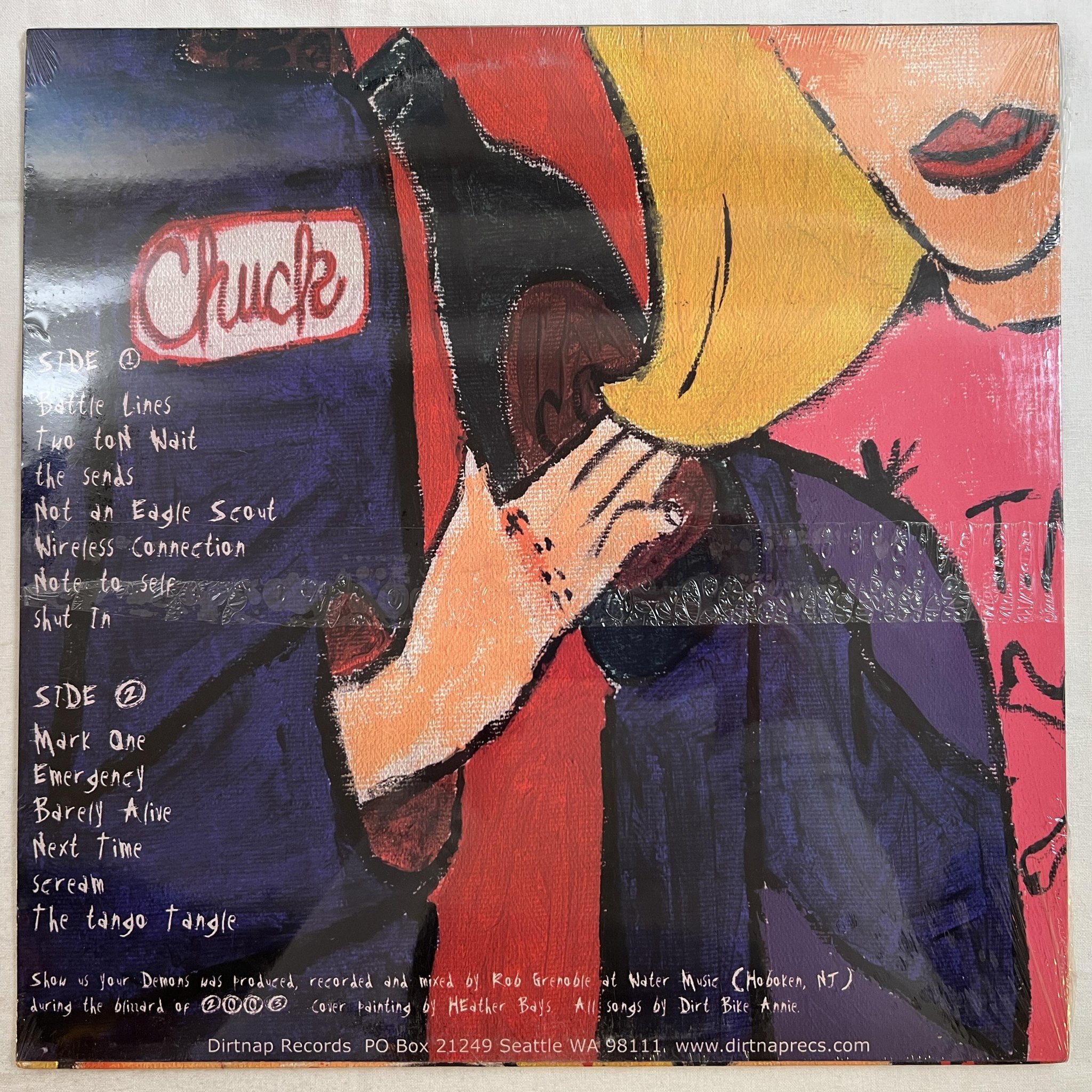 Omslagsbild för skivan DIRT BIKE ANNIE Show Us Your Demons LP 2003 US ZZZ-33 ** STILL SEALED **