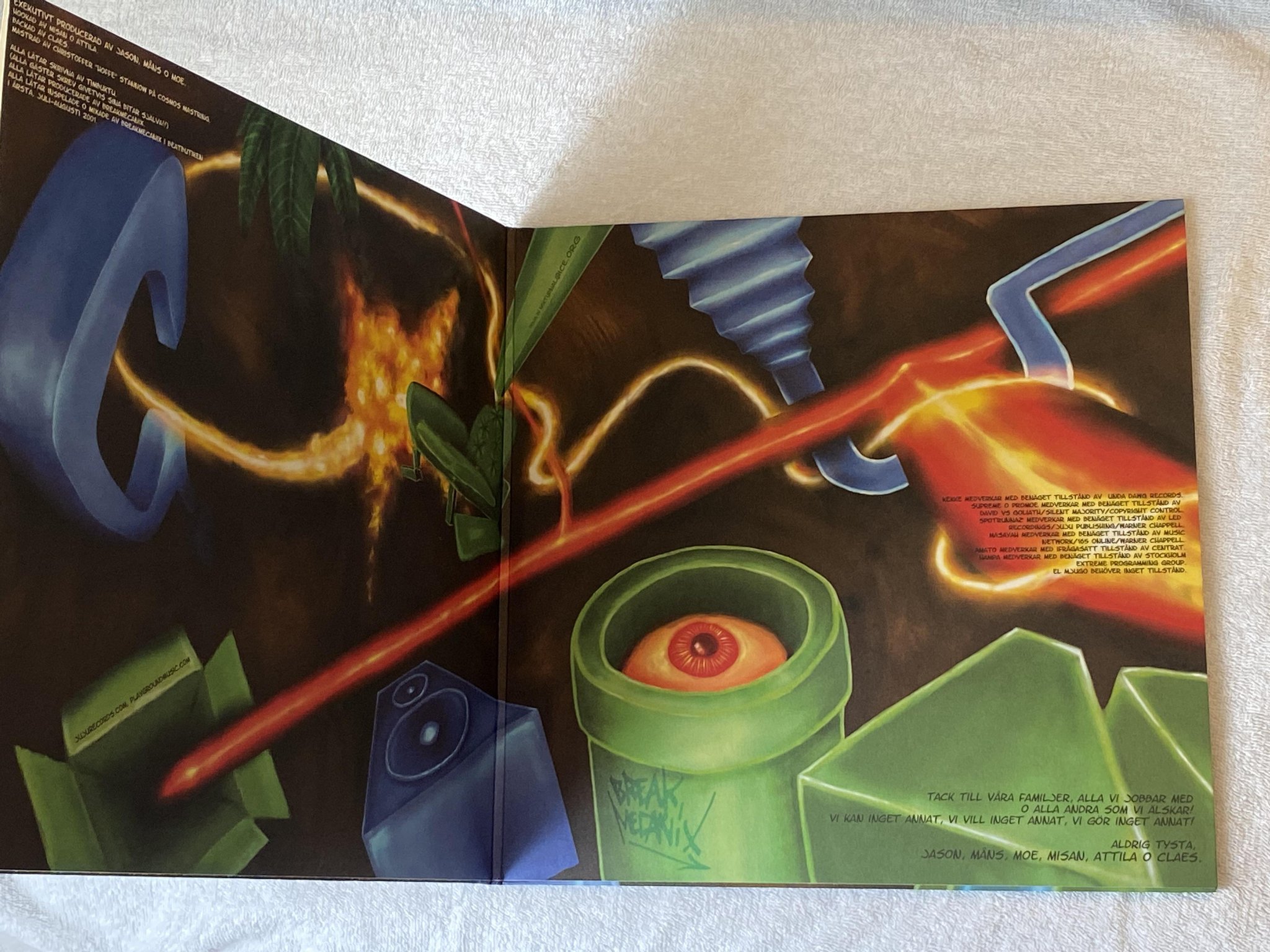 Omslagsbild för skivan TIMBUKTU Watt's Dö Madderfakking Diil? 2xLP 2002 JUJULP001