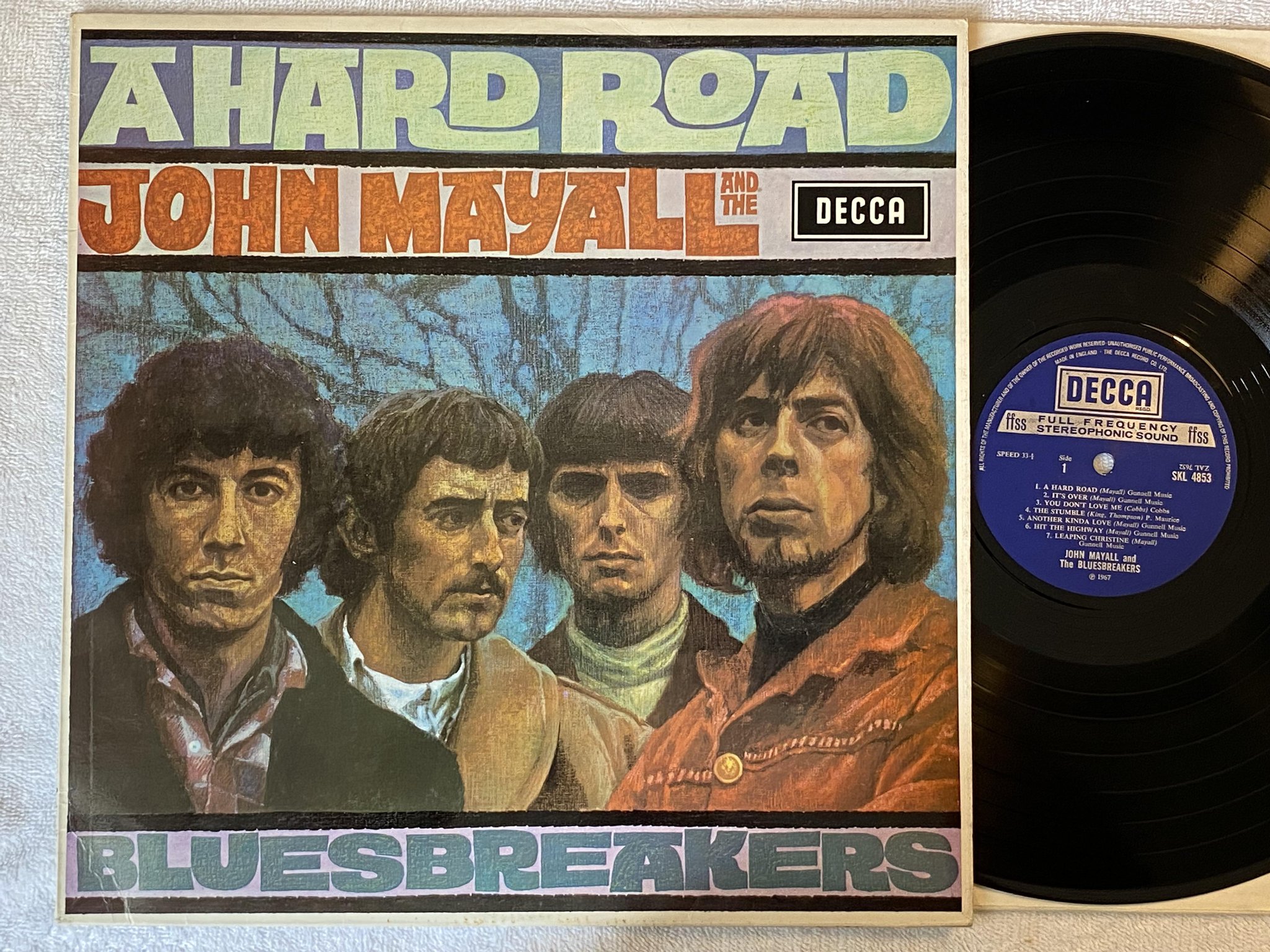 Omslagsbild för skivan JOHN MAYALL & THE BLUES BREAKERS LP -67 UK DECCA SKL 4853