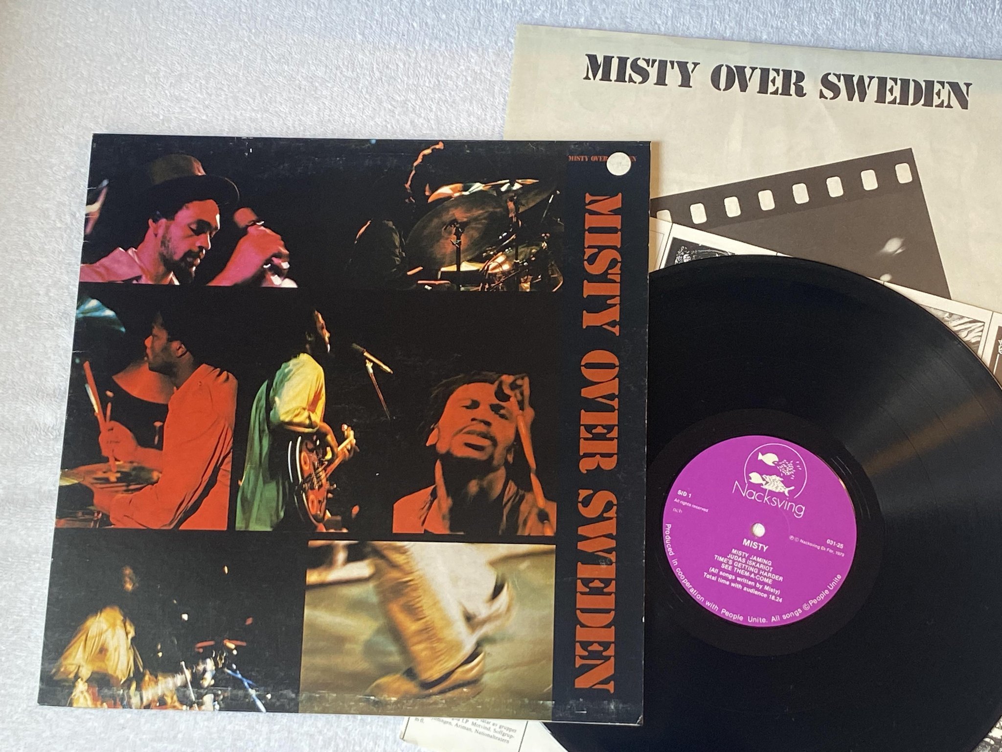 Omslagsbild för skivan MISTY IMisty over Sweden LP -79 Swe NACKSVING 031-25