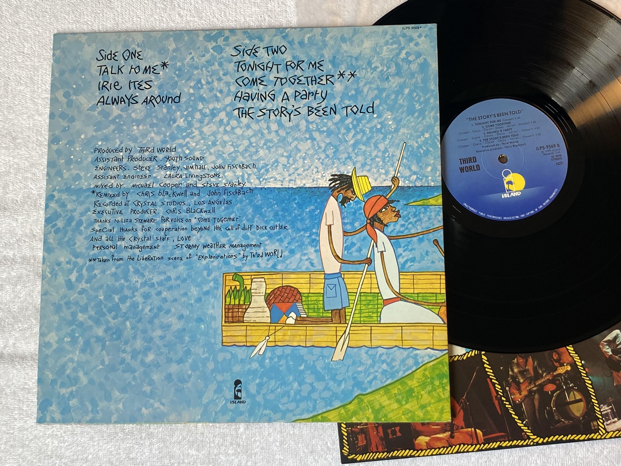 Omslagsbild för skivan THIRD WORLD the story's been told LP -79 ncb ISLAND ILPS 9569
