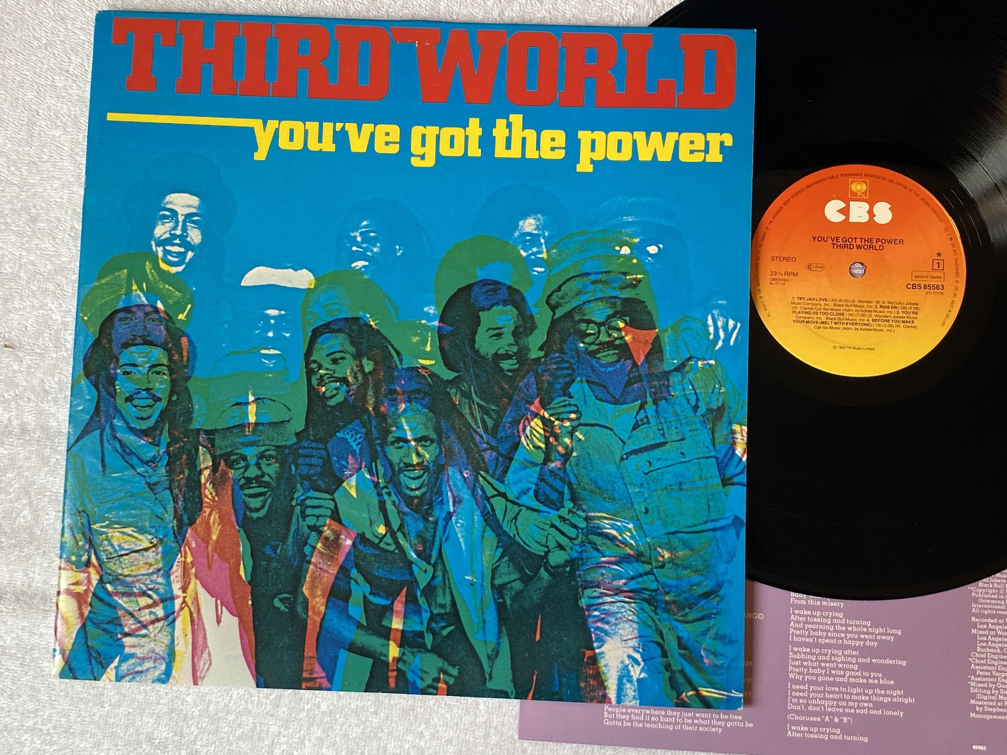 Omslagsbild för skivan THIRD WORLD you've got the power LP -82 Hol CBS 85563