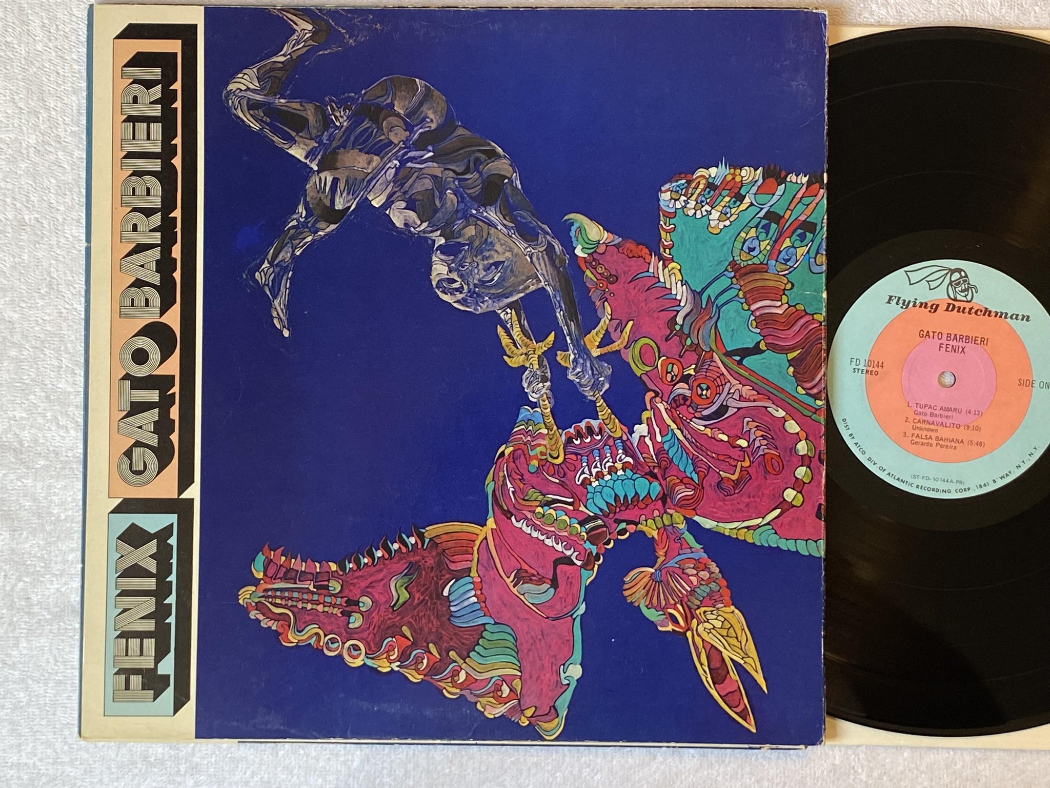 Omslagsbild för skivan GATO BARBIERI Fenix LP -71 US flying dutchman FD 10144