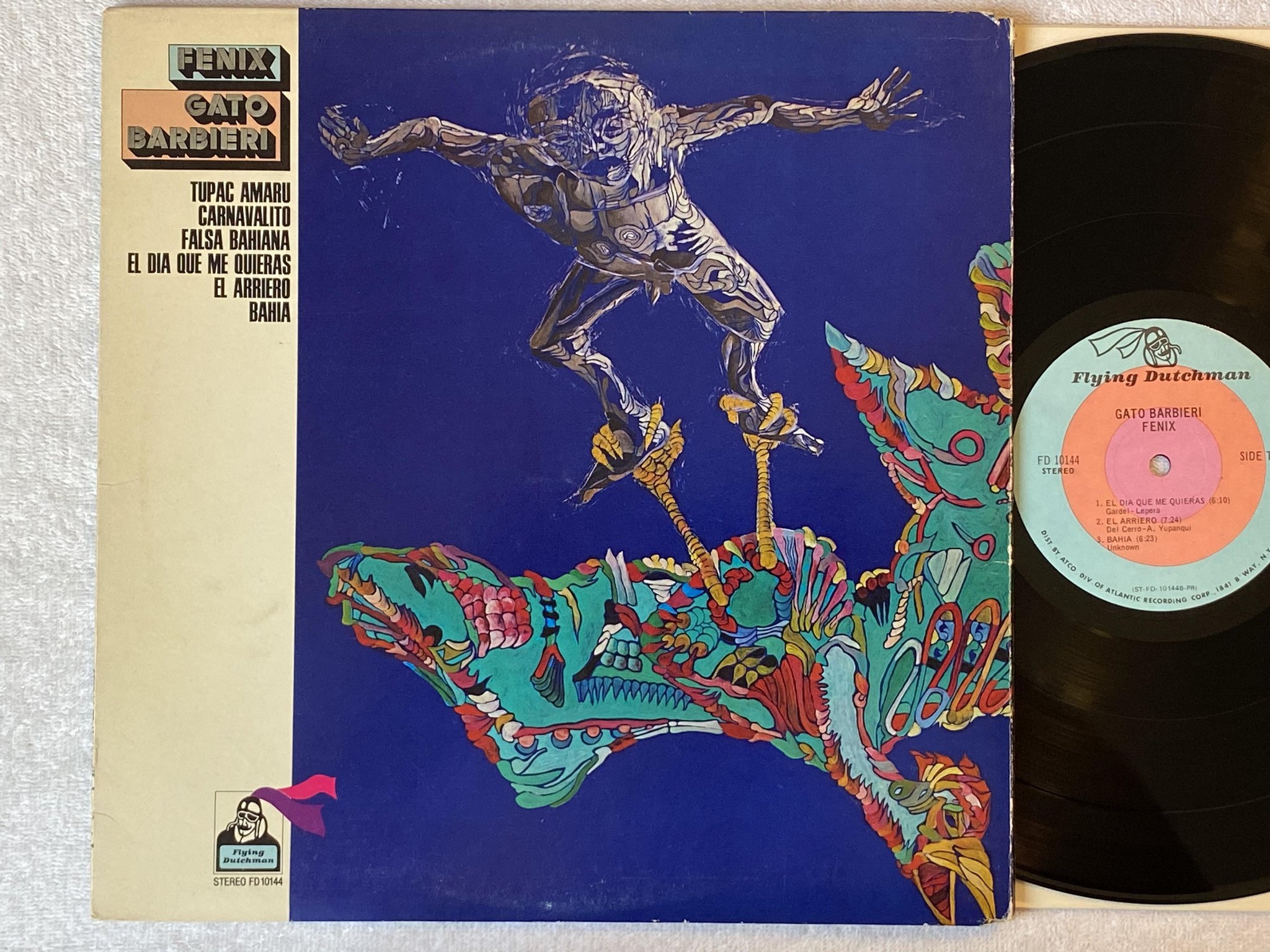 Omslagsbild för skivan GATO BARBIERI Fenix LP -71 US flying dutchman FD 10144