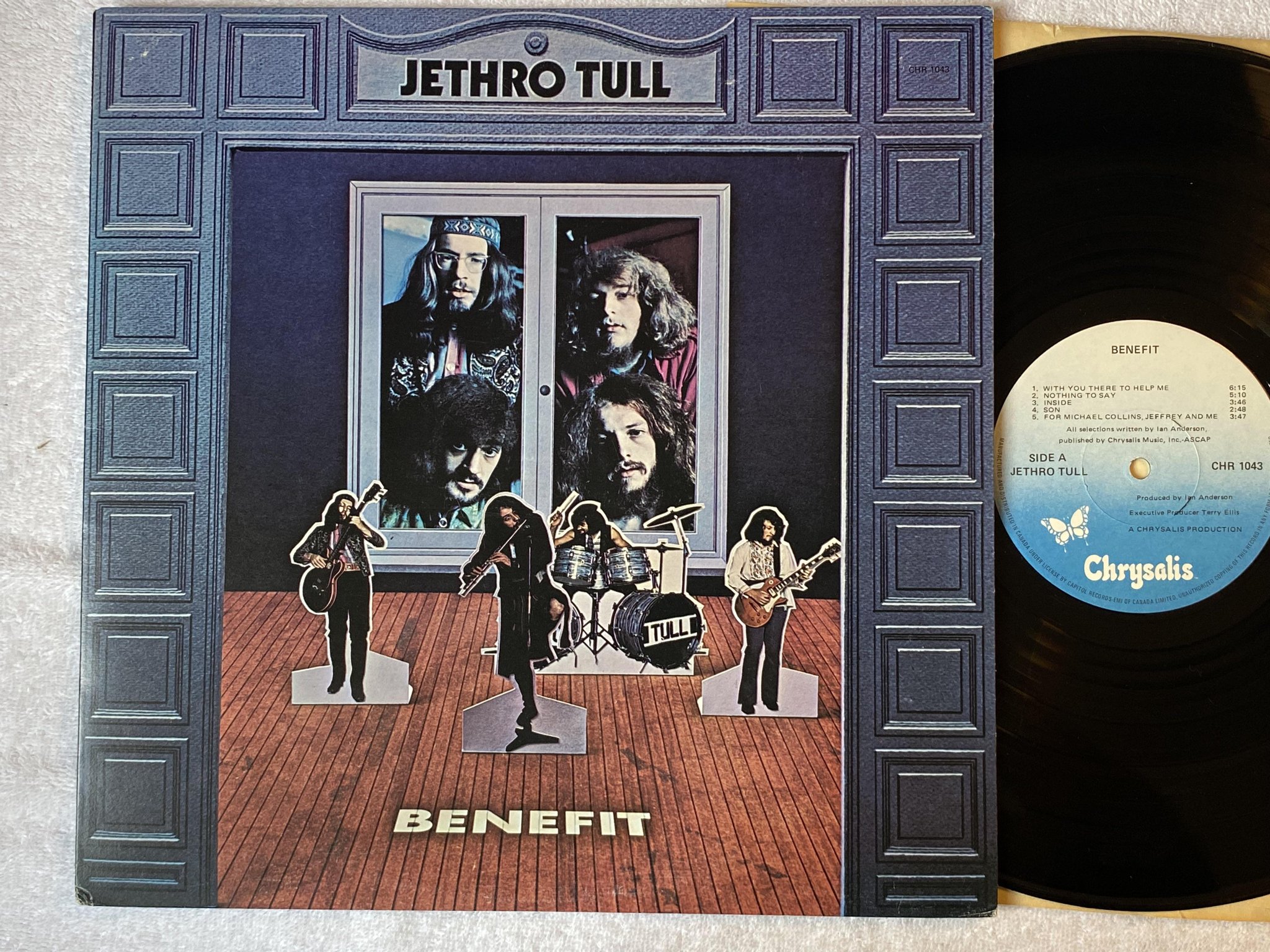 Omslagsbild för skivan JETHRO TULL benefit LP Can CHRYSALIS CHR 1043