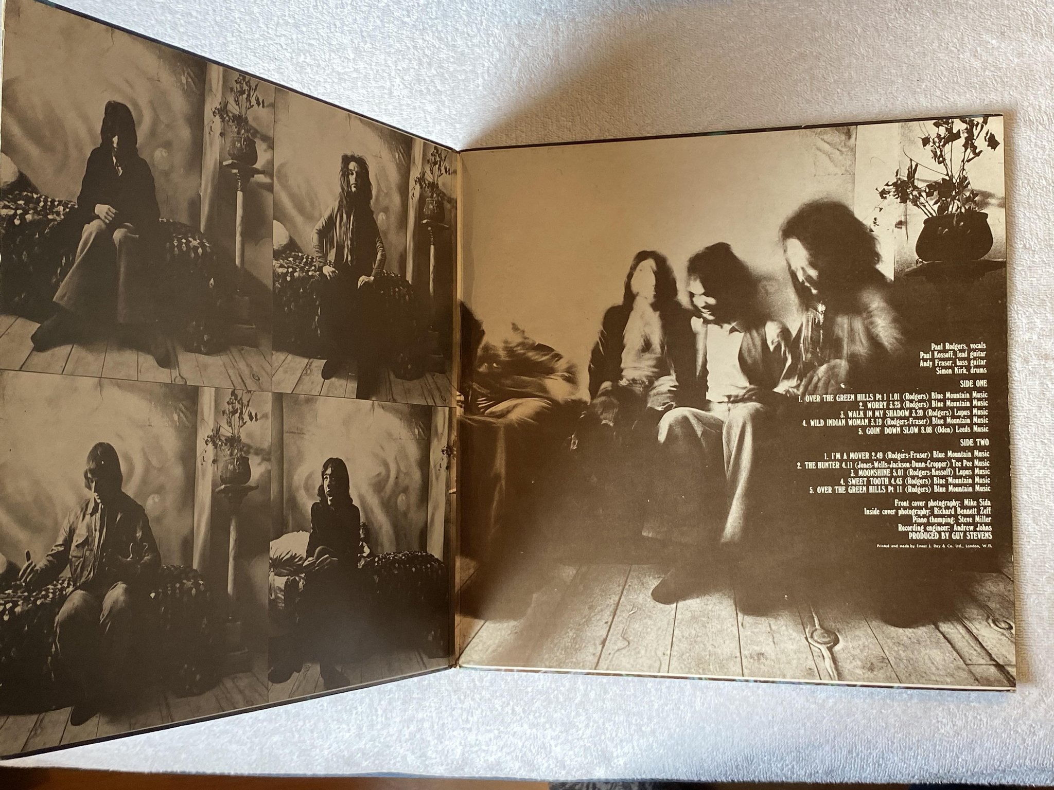 Omslagsbild för skivan FREE tons of sobs LP re -69 UK ISLAND ILPS 9089