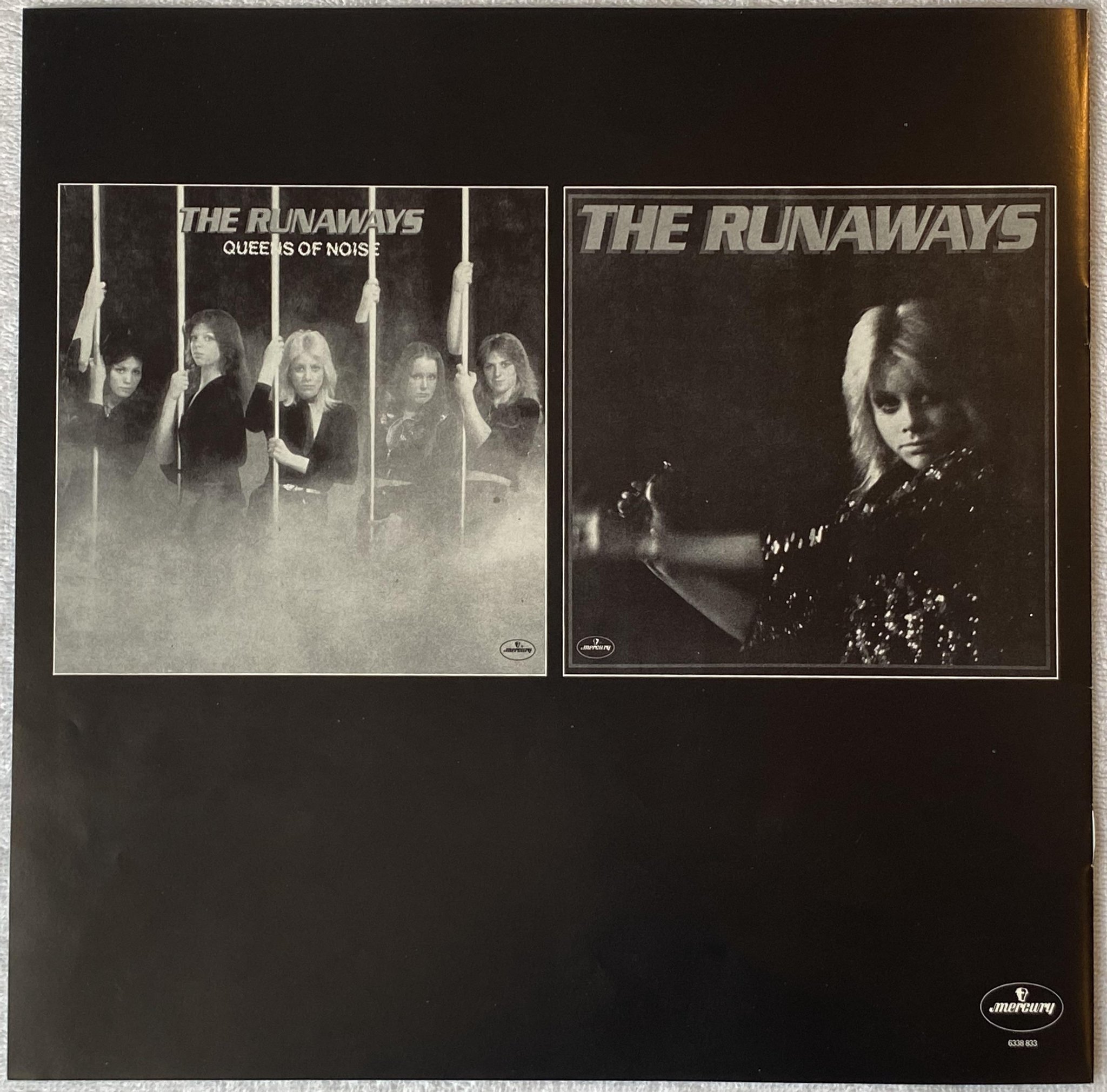 Omslagsbild för skivan THE RUNAWAYS live in Japan LP -77 Hol MERCURY 6338 833
