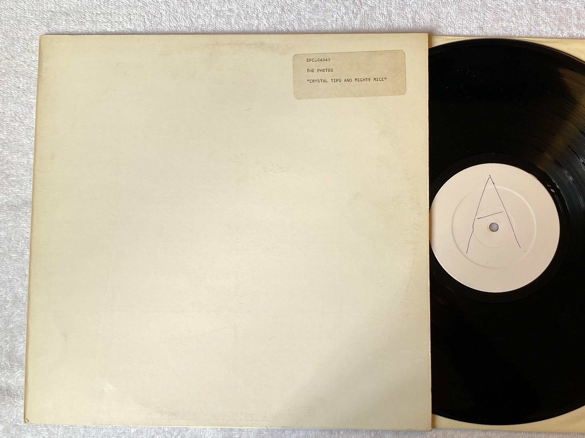 Omslagsbild för skivan THE PHOTOS Crystal Tips And Mighty Mice LP UK **** MEGA RARE TEST PRESS ****