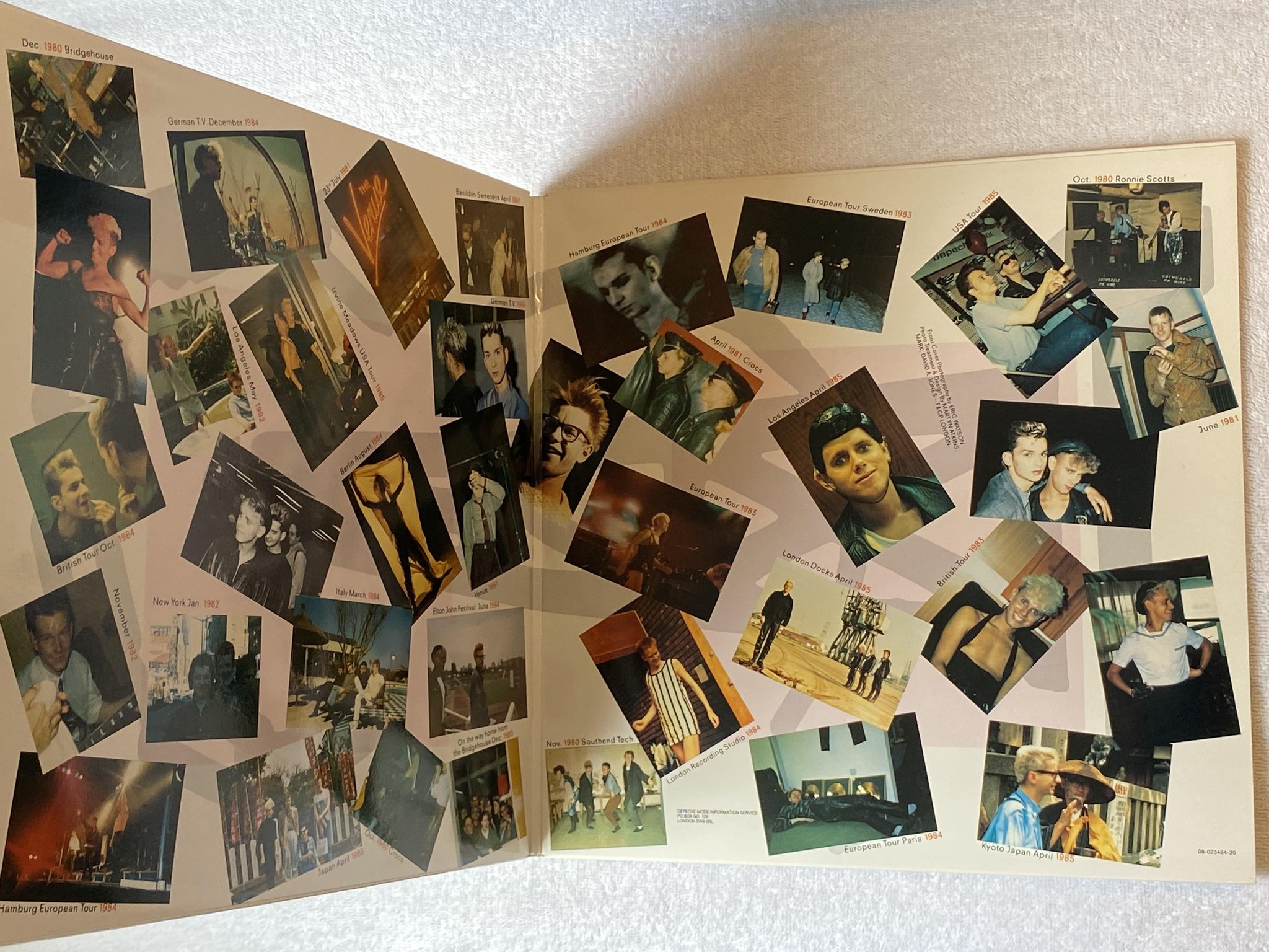 Omslagsbild för skivan DEPECHE MODE the singles 81-85 LP -85 ncb MUTE MUTEL-1