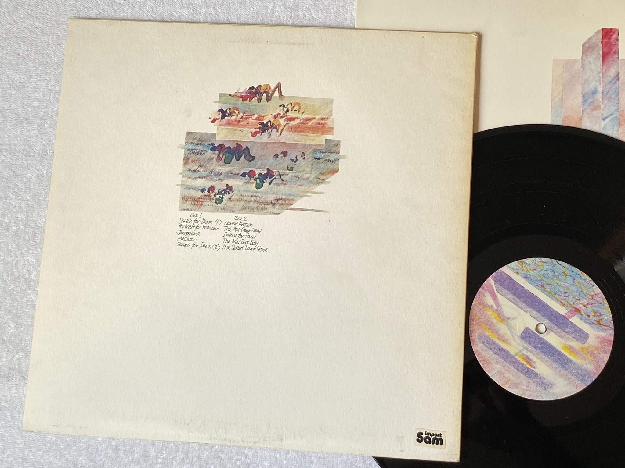 Omslagsbild för skivan THE DURUTTI COLUMN lc LP -81 UK FACTORY FACT 44 ** Avantgarde **