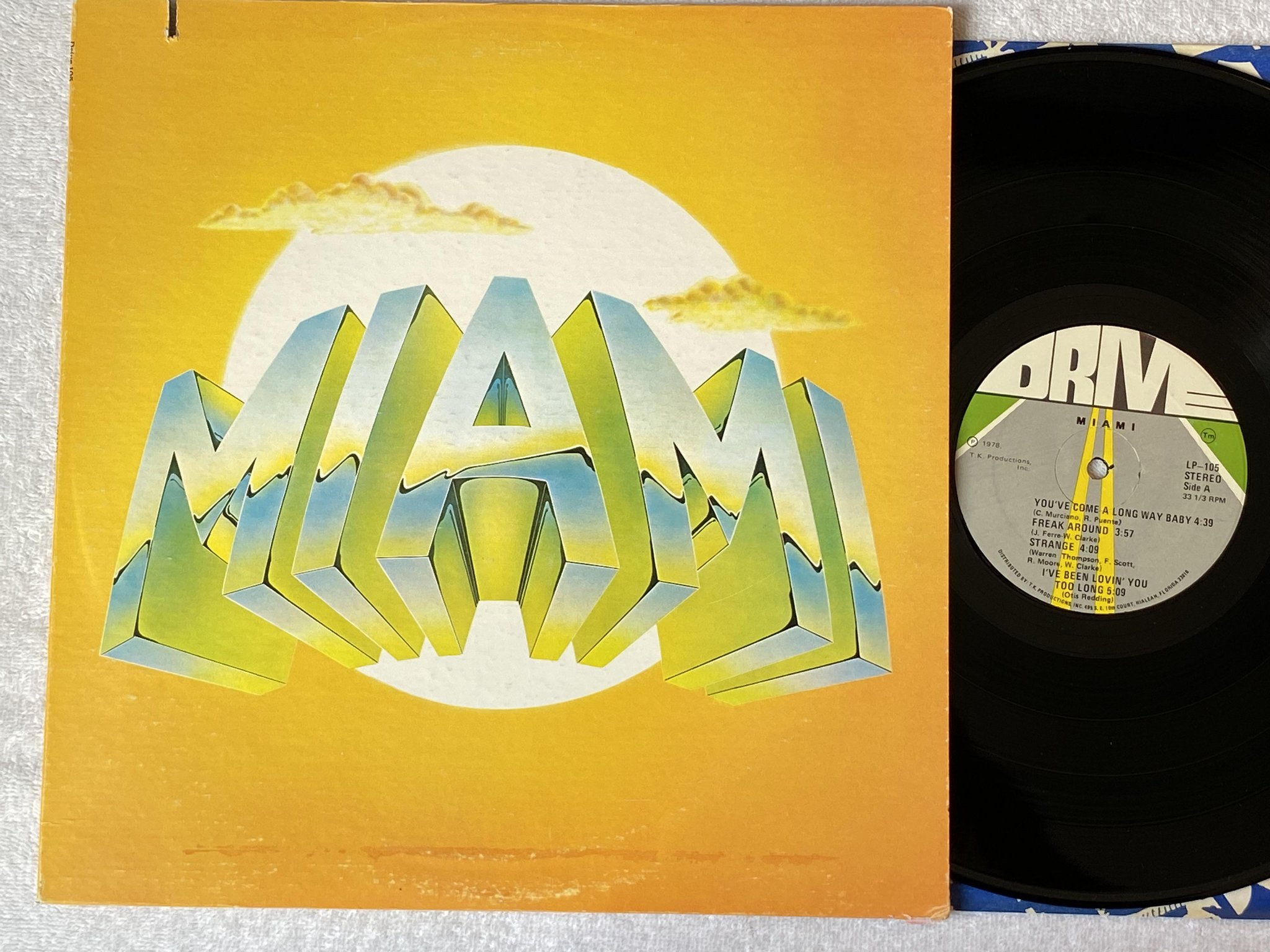 Omslagsbild för skivan MIAMI s/t LP -78 US DRIVE 105 *** FUNK / DISCO ***