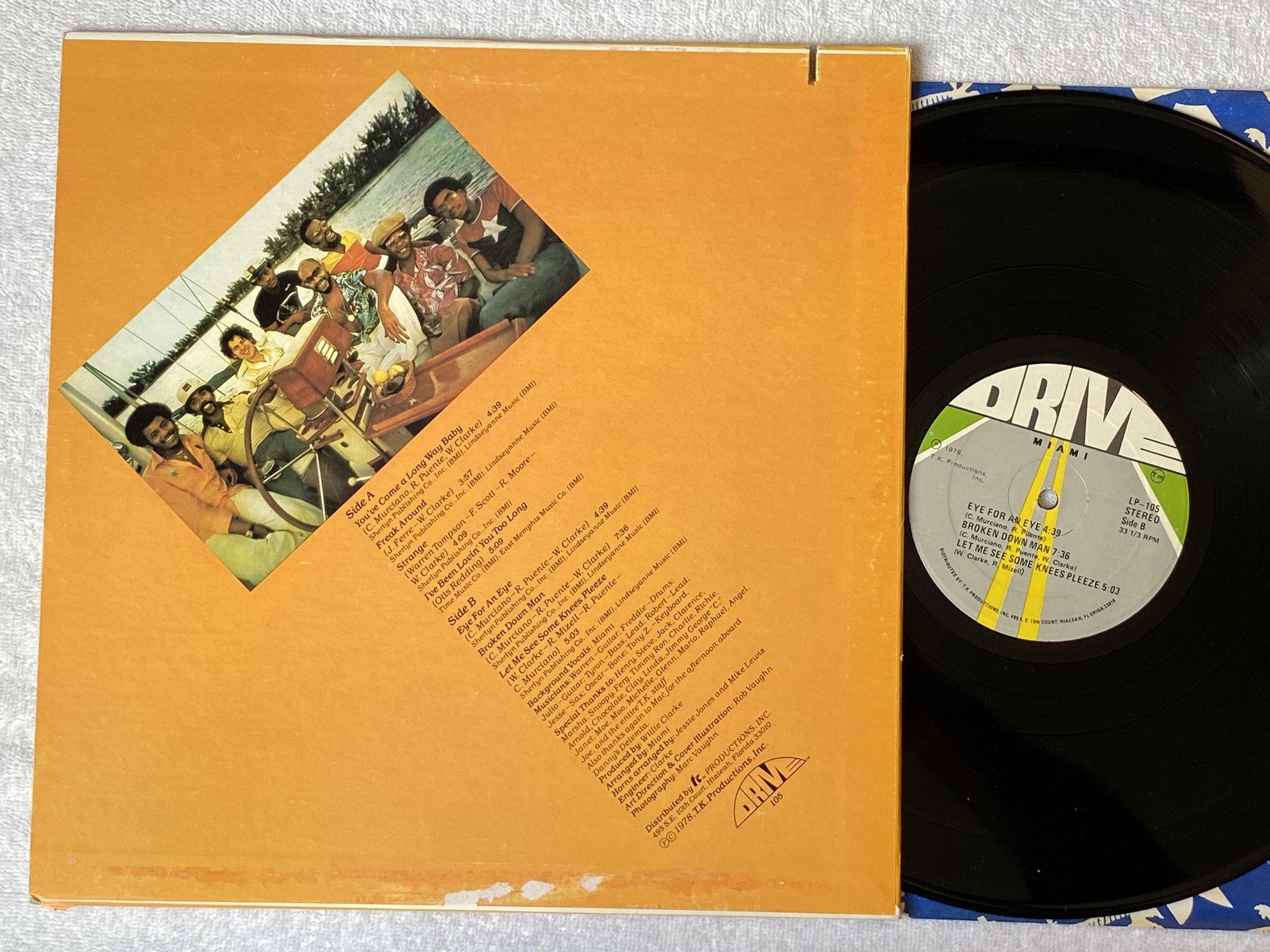 Omslagsbild för skivan MIAMI s/t LP -78 US DRIVE 105 *** FUNK / DISCO ***