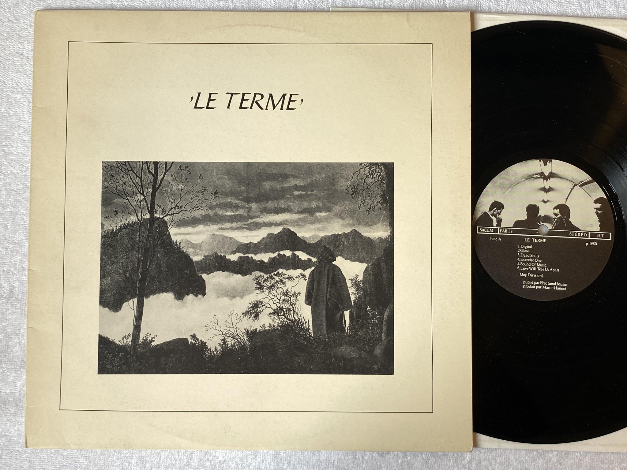 Omslagsbild för skivan JOY DIVISION le terme LP Fabrique Disques – FAB 38
