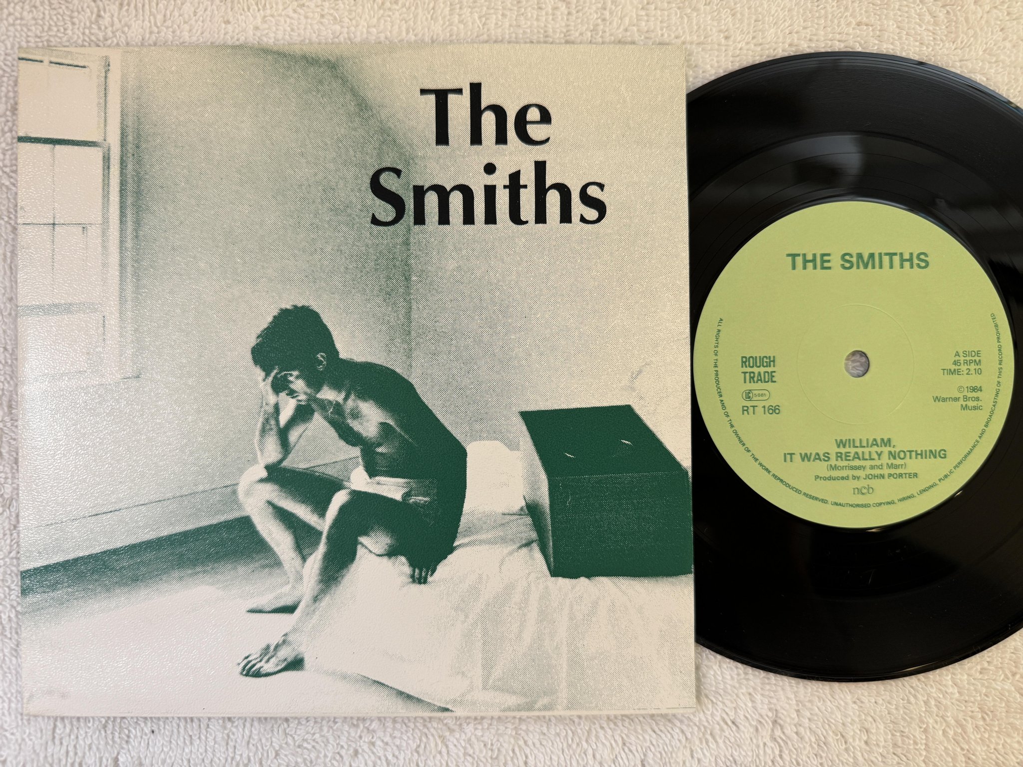 Omslagsbild för skivan THE SMITHS William. it was really nothing 7" -84 ncb ROUGH TRADE RT 166