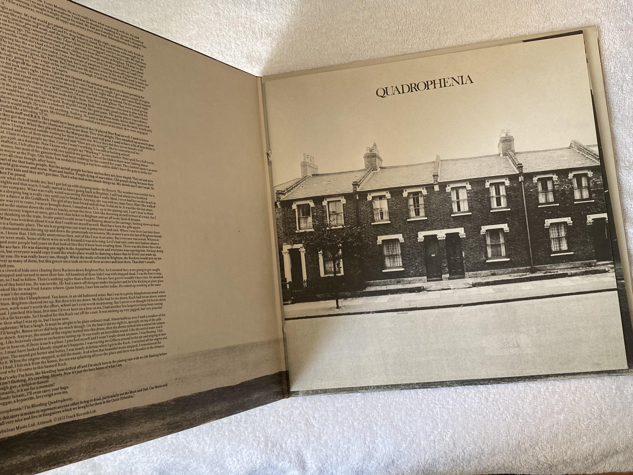 Omslagsbild för skivan THE WHO quadrophenia 2xLP -73 Ger TRACK 2409204