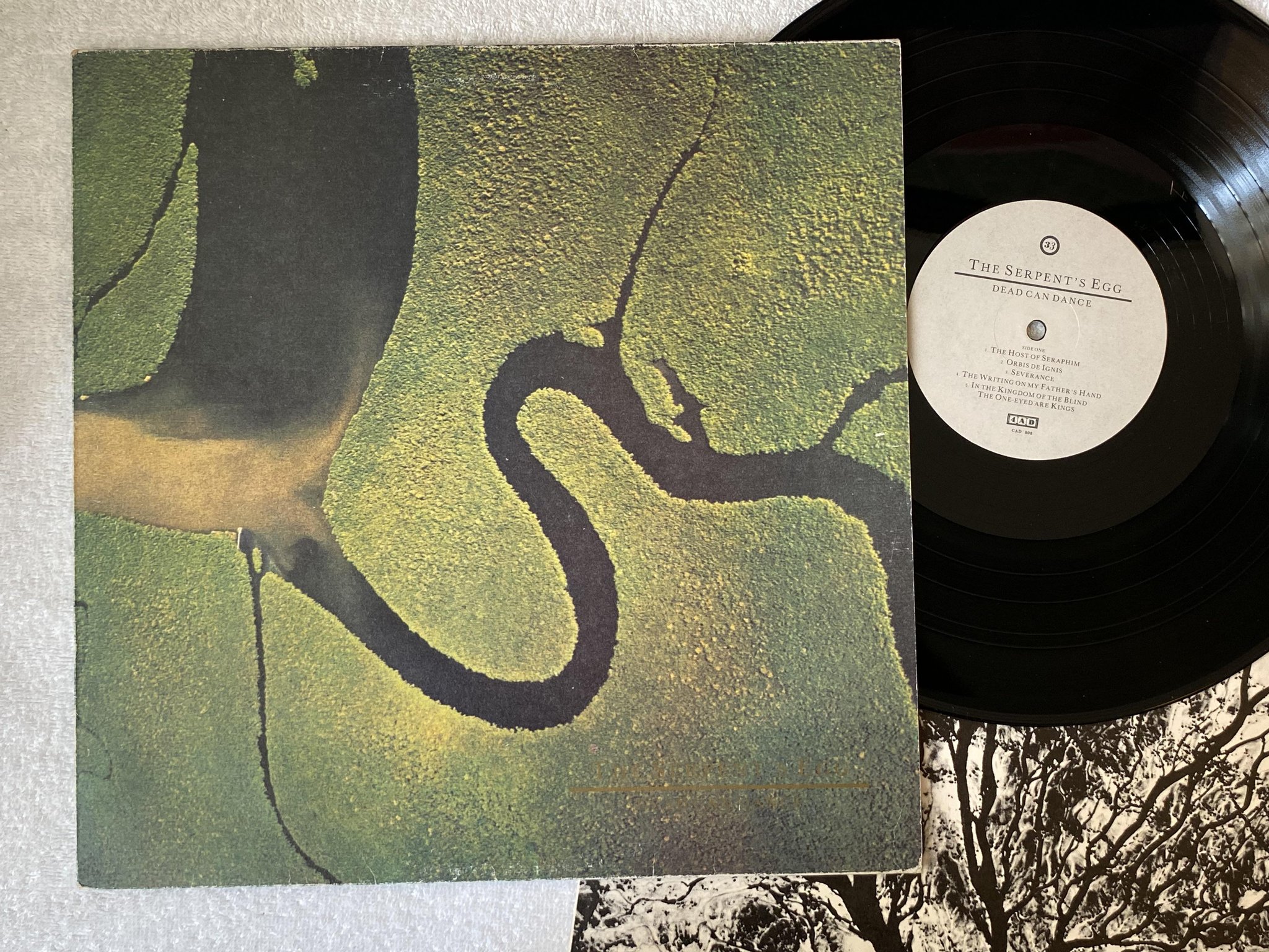 Omslagsbild för skivan DEAD CAN DANCE the serpent's egg LP -88 4AD CAD 808