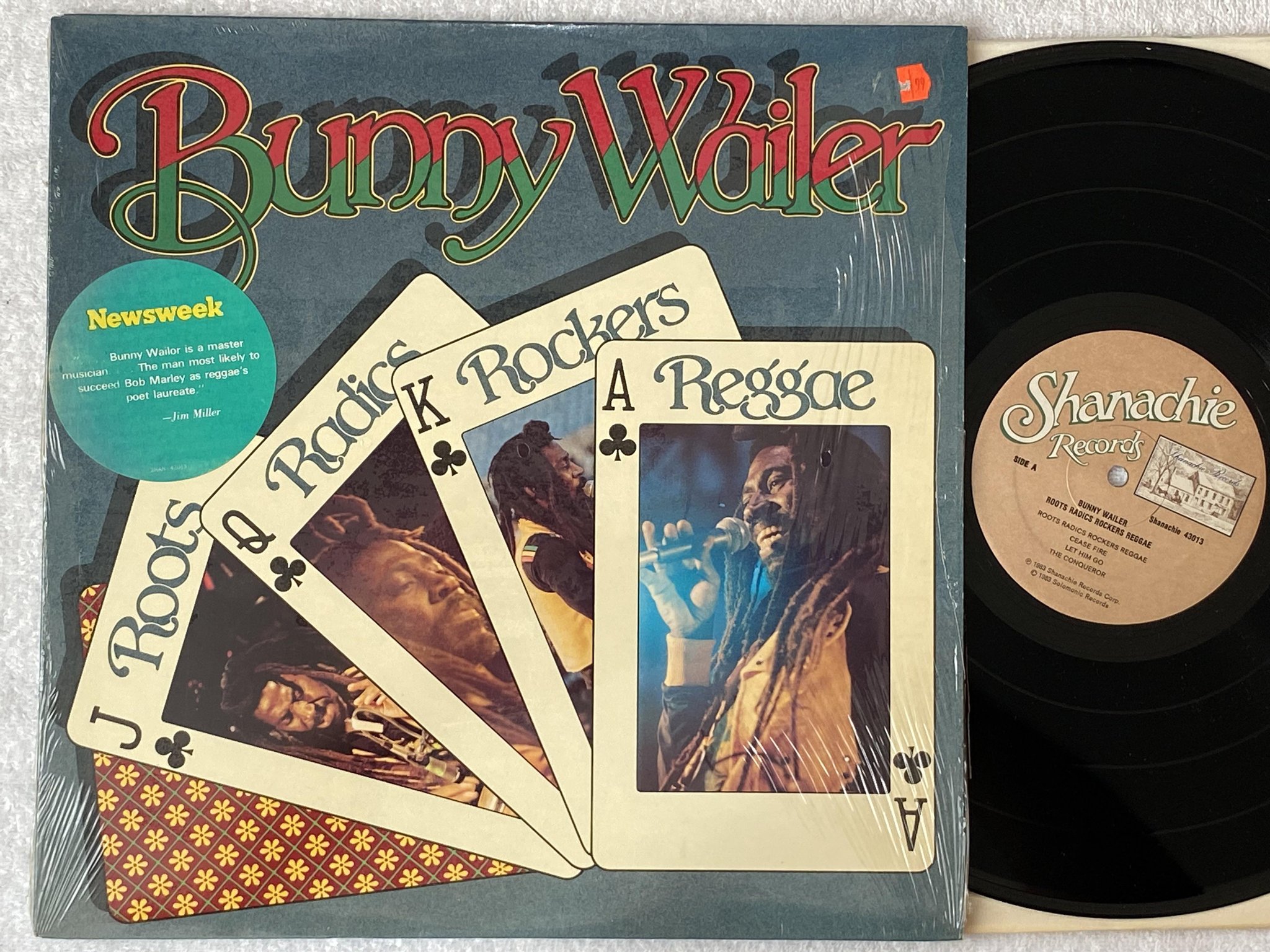 Omslagsbild för skivan BUNNY WAILERS roots radics rockers reggae LP -83 US SHANACHIE 43013
