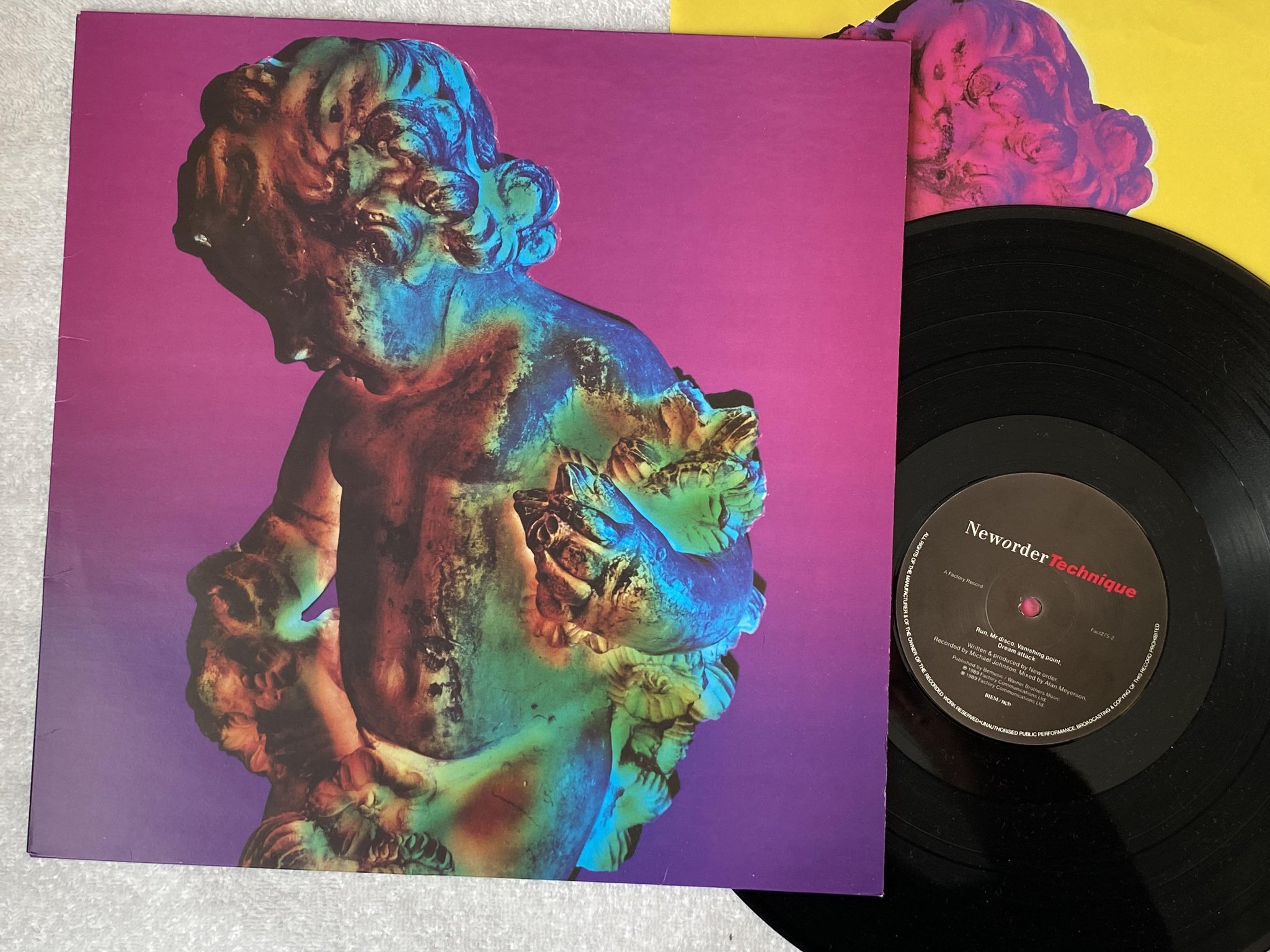 Omslagsbild för skivan NEWORDER Technique LP -89 ncb FACTORY Fact275