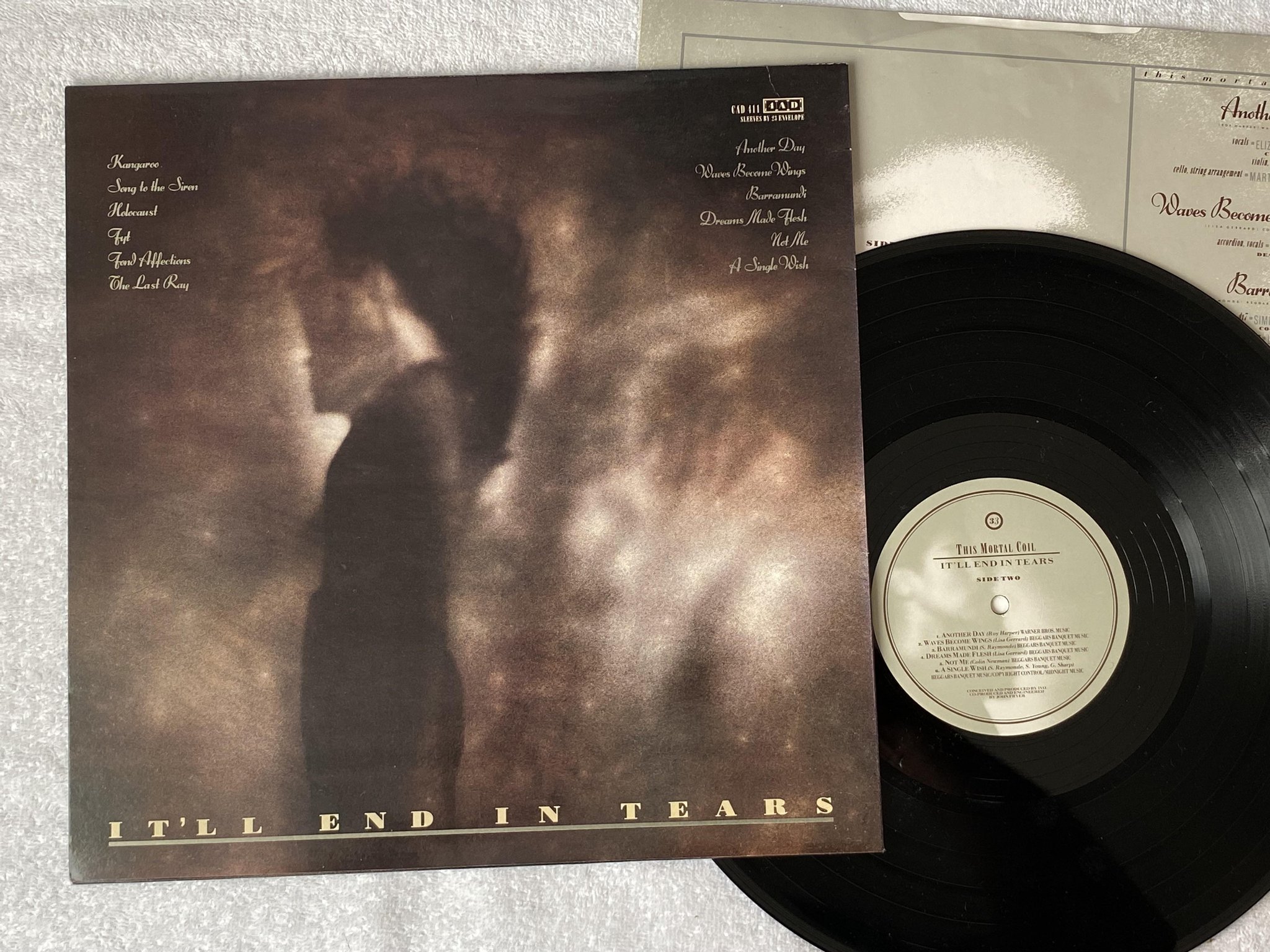 Omslagsbild för skivan THIS MORTAL COIL It'll End In Tears LP -84 UK 4AD CAD 411