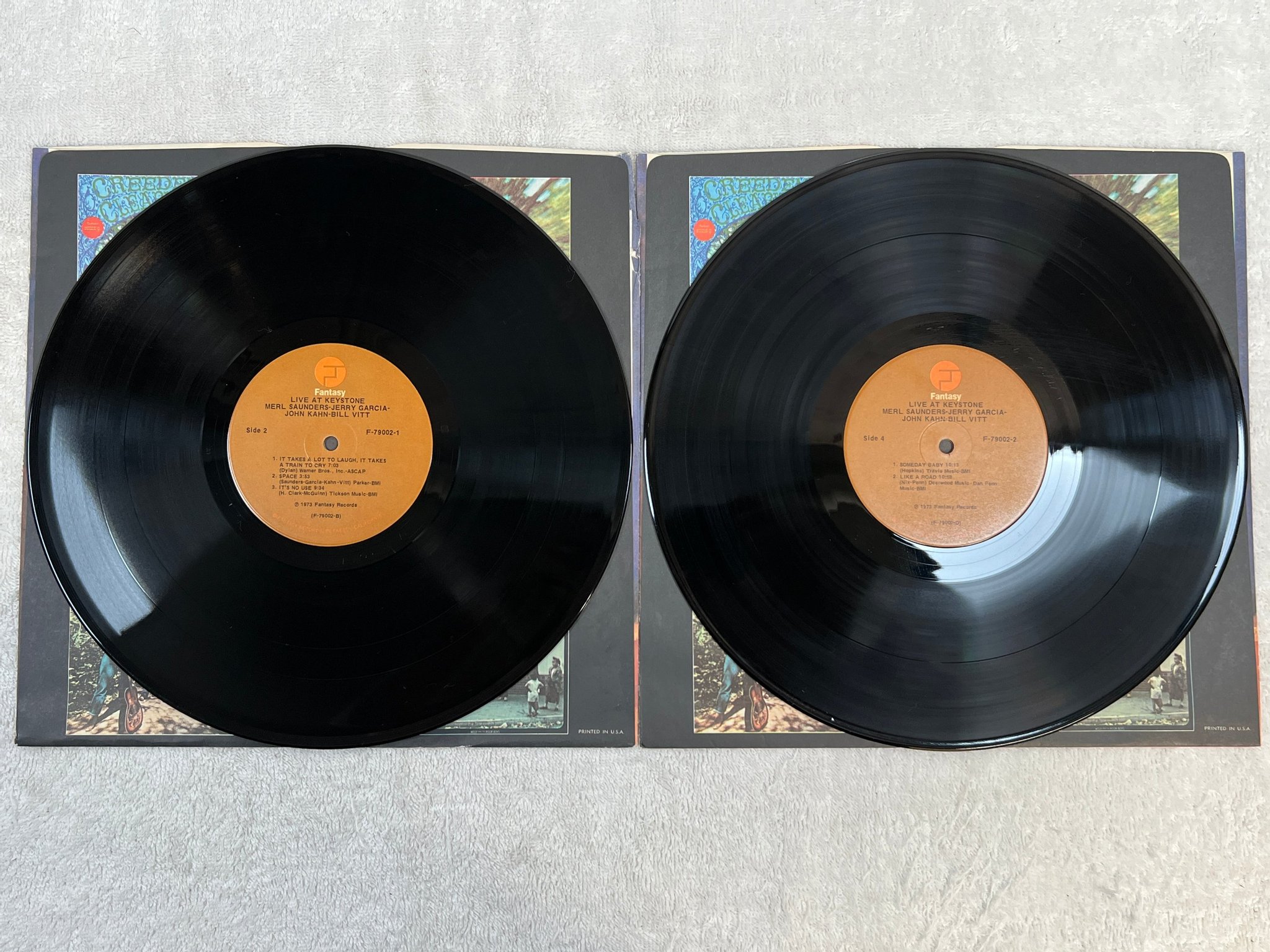 Omslagsbild för skivan MERL SAUNDERS Live at Keystone 2xLP -73 US FANTASY F-79002-2