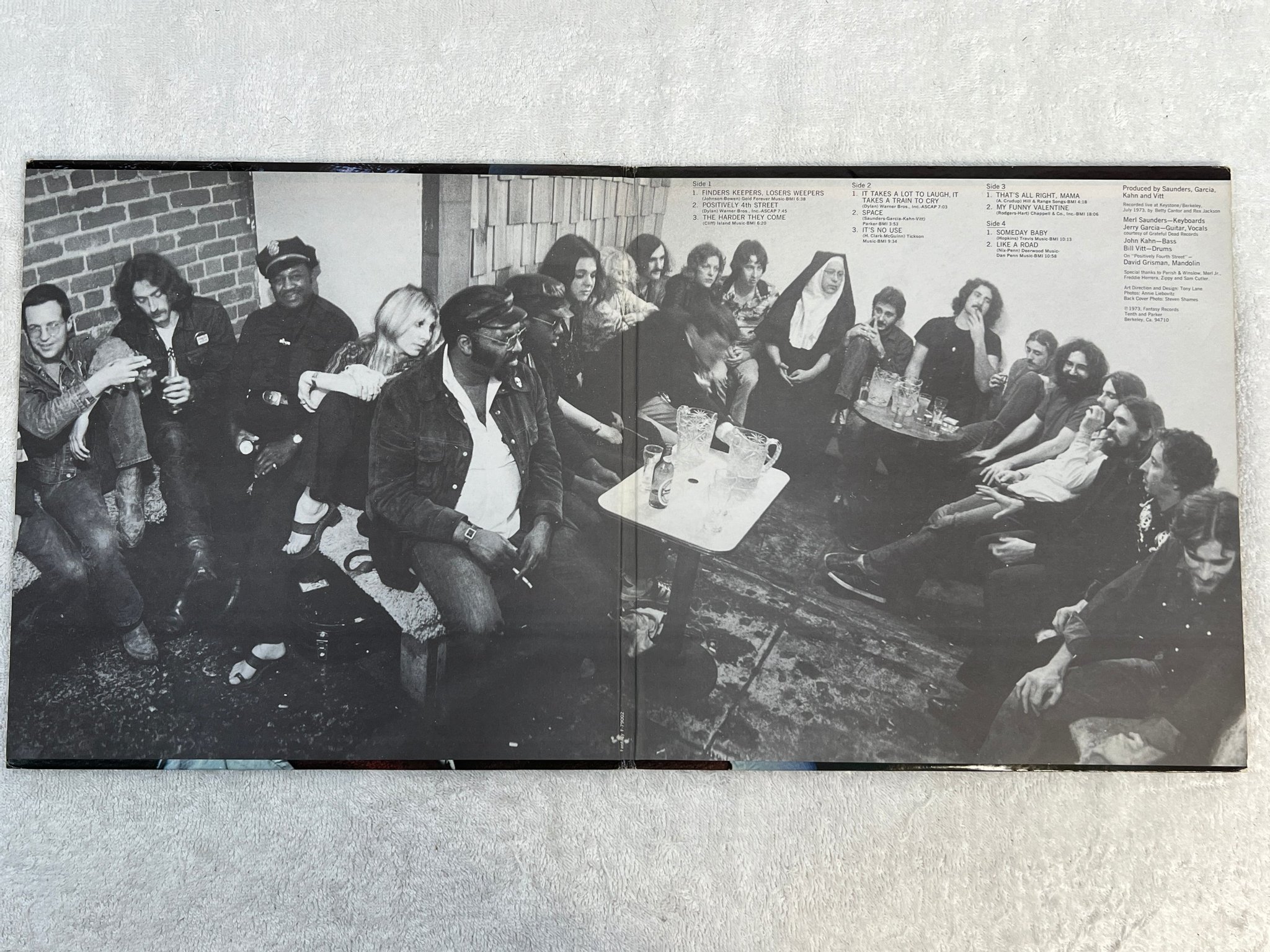 Omslagsbild för skivan MERL SAUNDERS Live at Keystone 2xLP -73 US FANTASY F-79002-2