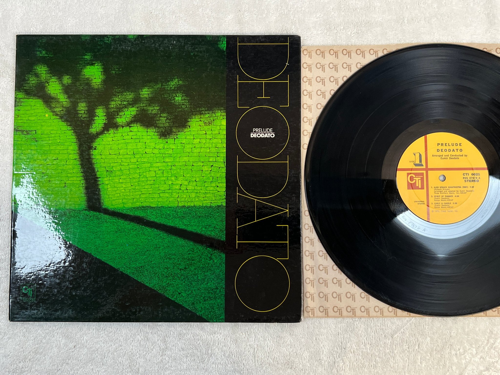 Omslagsbild för skivan DEODATO prelude LP -72 US CTI 6021