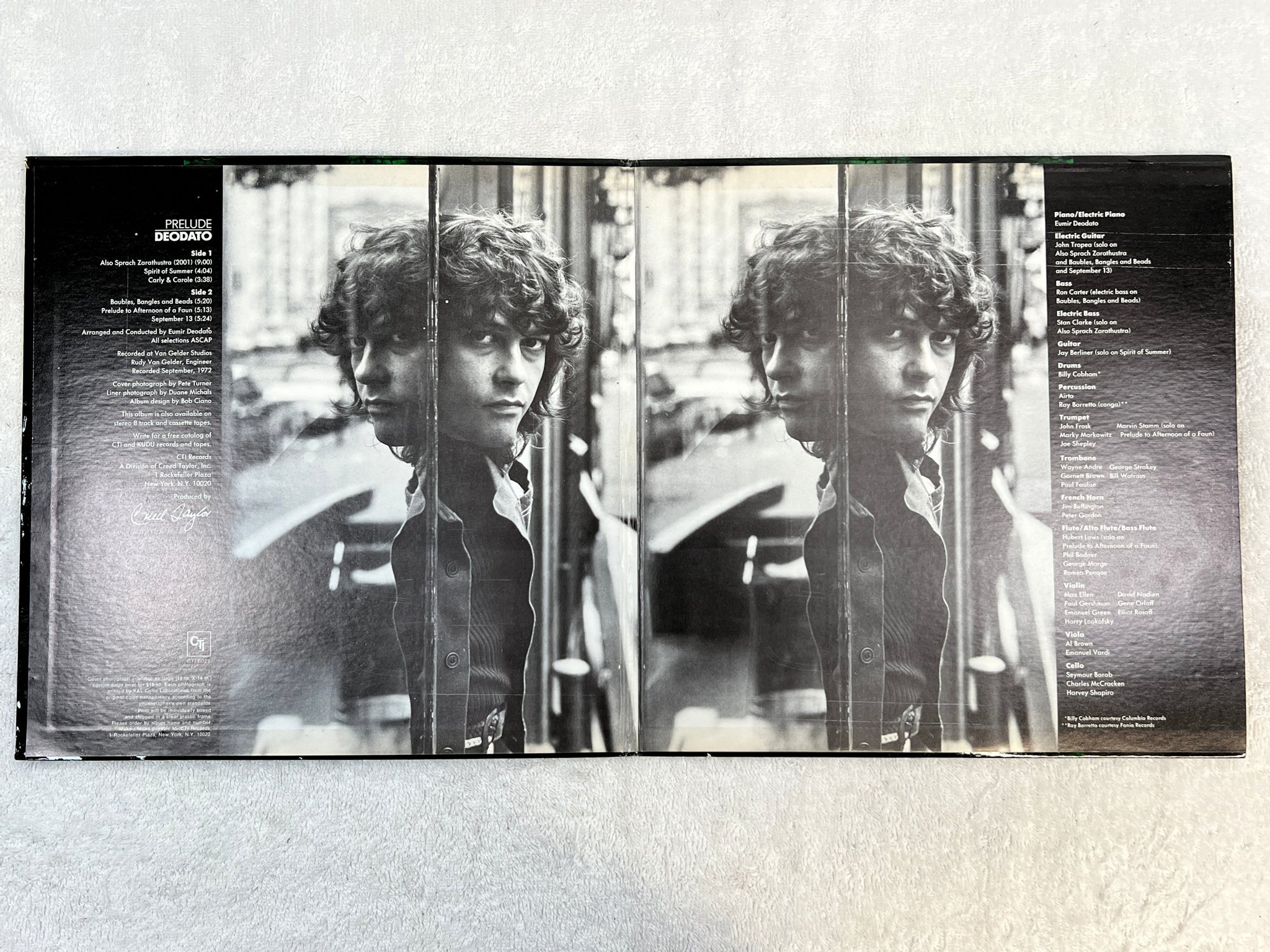 Omslagsbild för skivan DEODATO prelude LP -72 US CTI 6021