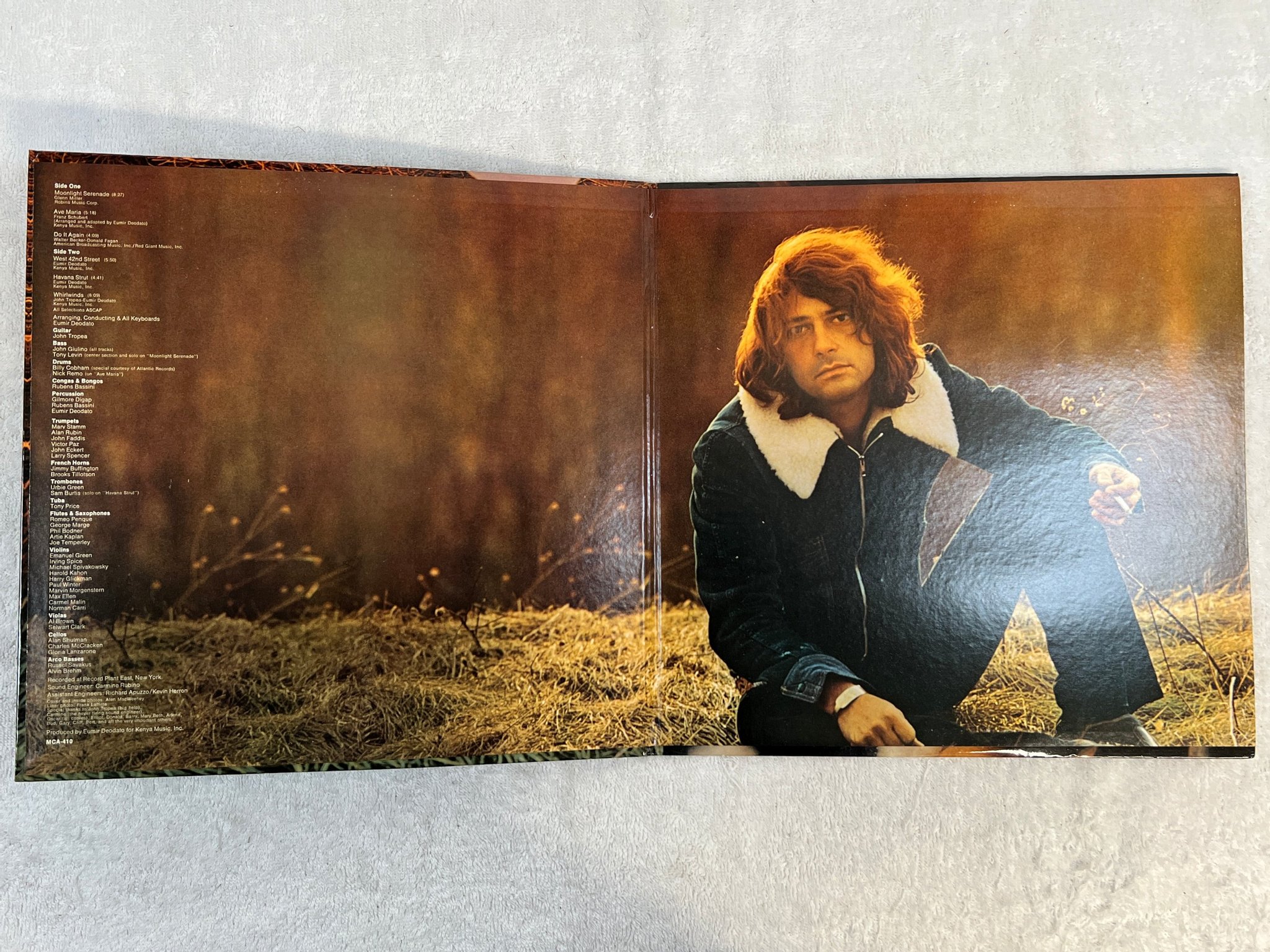 Omslagsbild för skivan DEODATO whirlwinds LP -74 US MCA 410