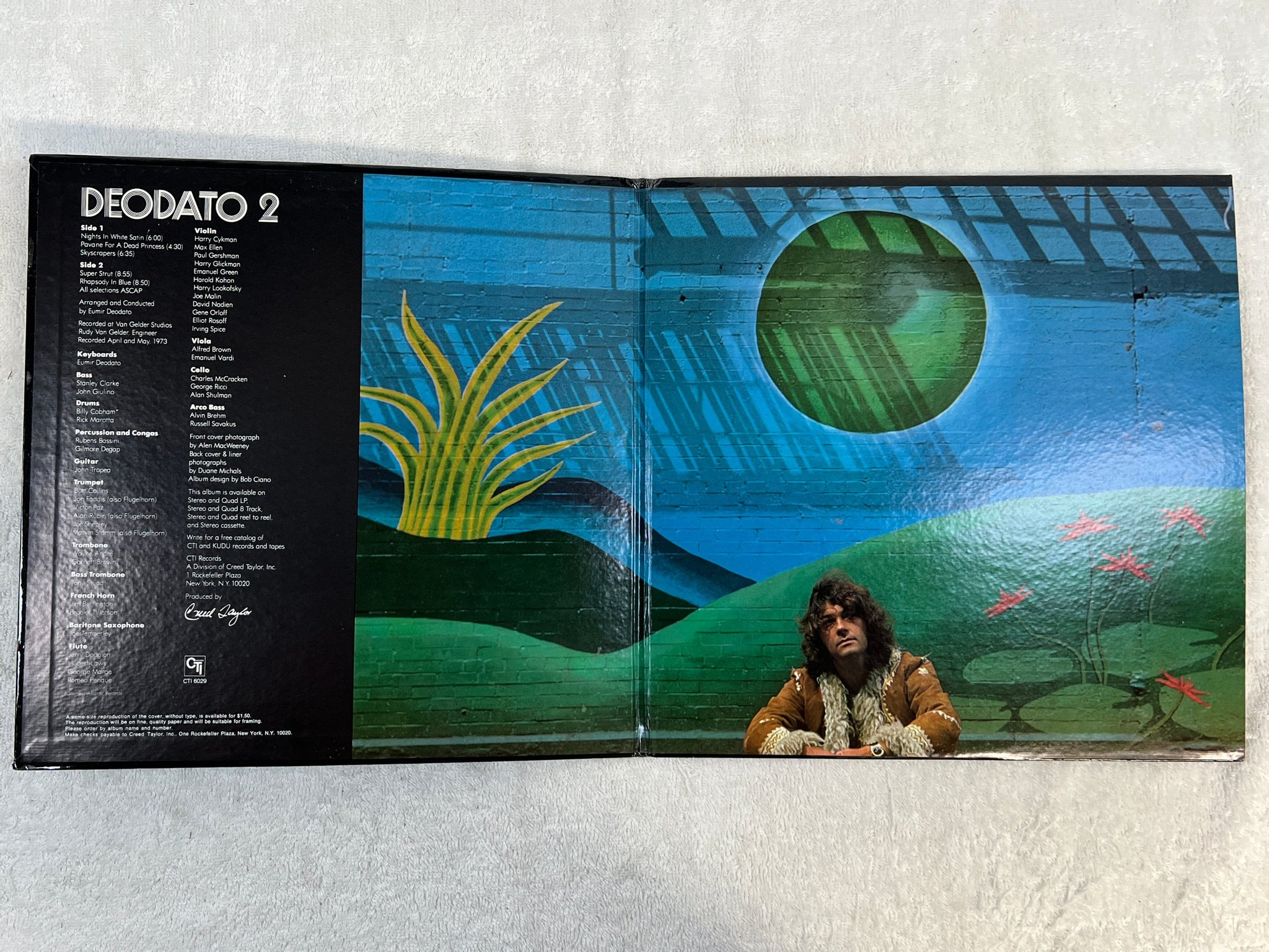 Omslagsbild för skivan DEODATO 2 LP -73 US CTI 6029